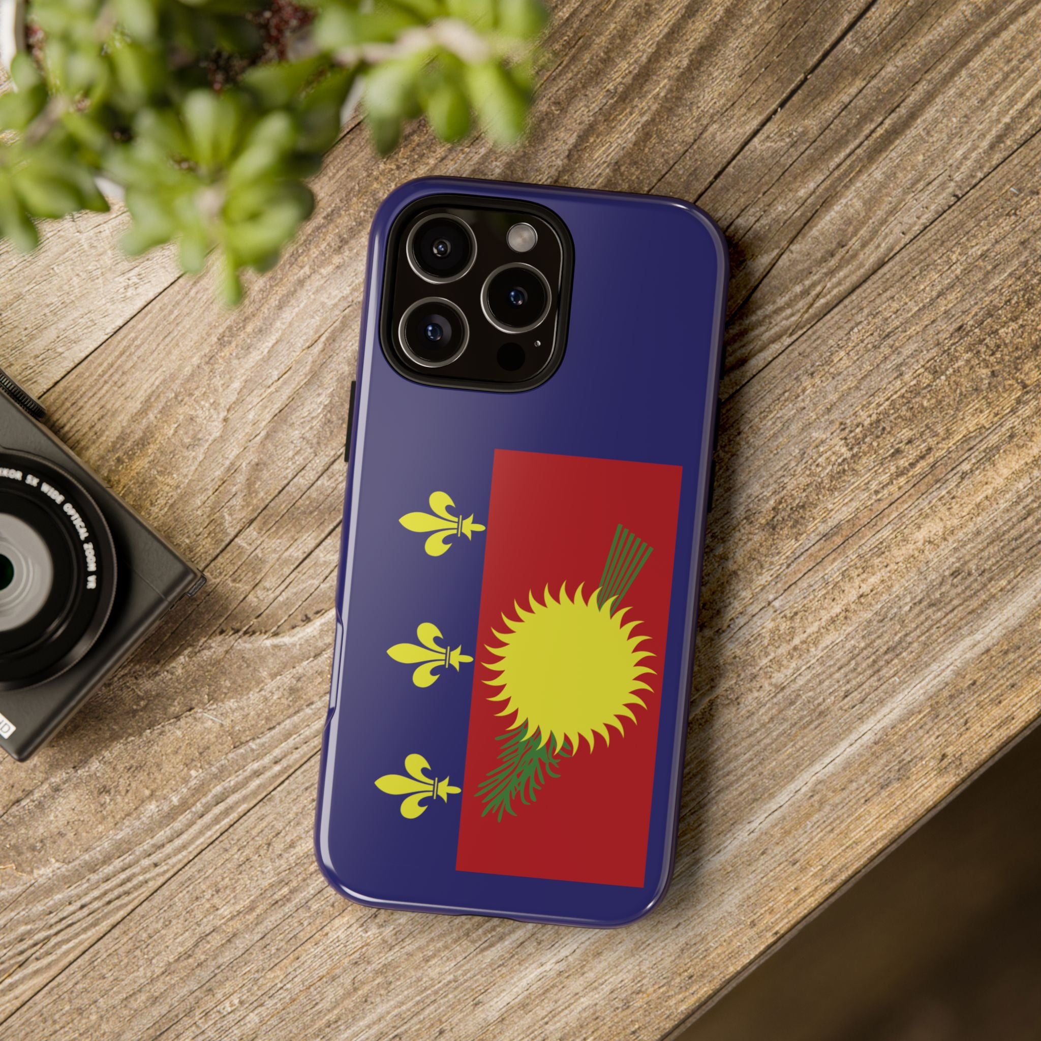 Guadeloupe Flag 2 Tough Phone Case - Irie Blues Boutique