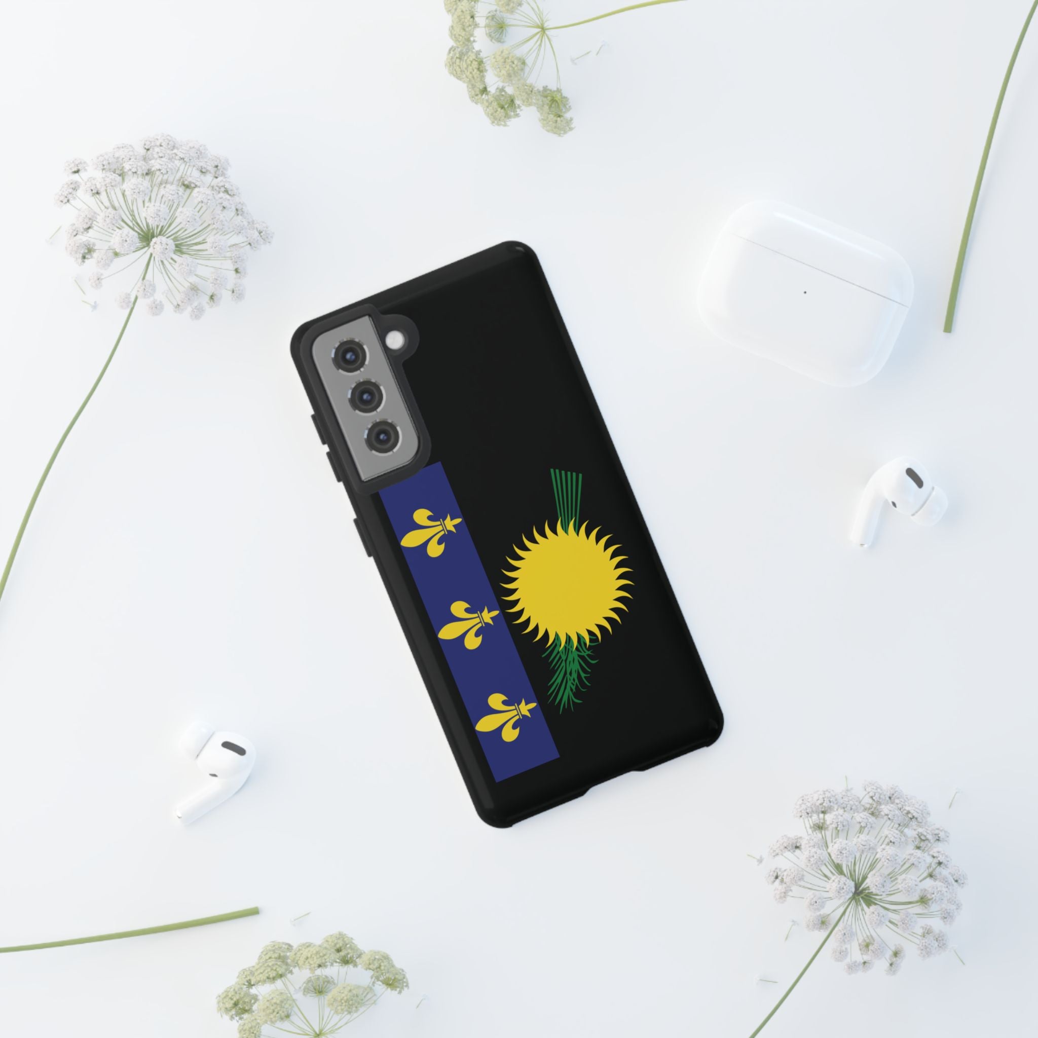 Guadeloupe Flag Tough Phone Case - Irie Blues Boutique