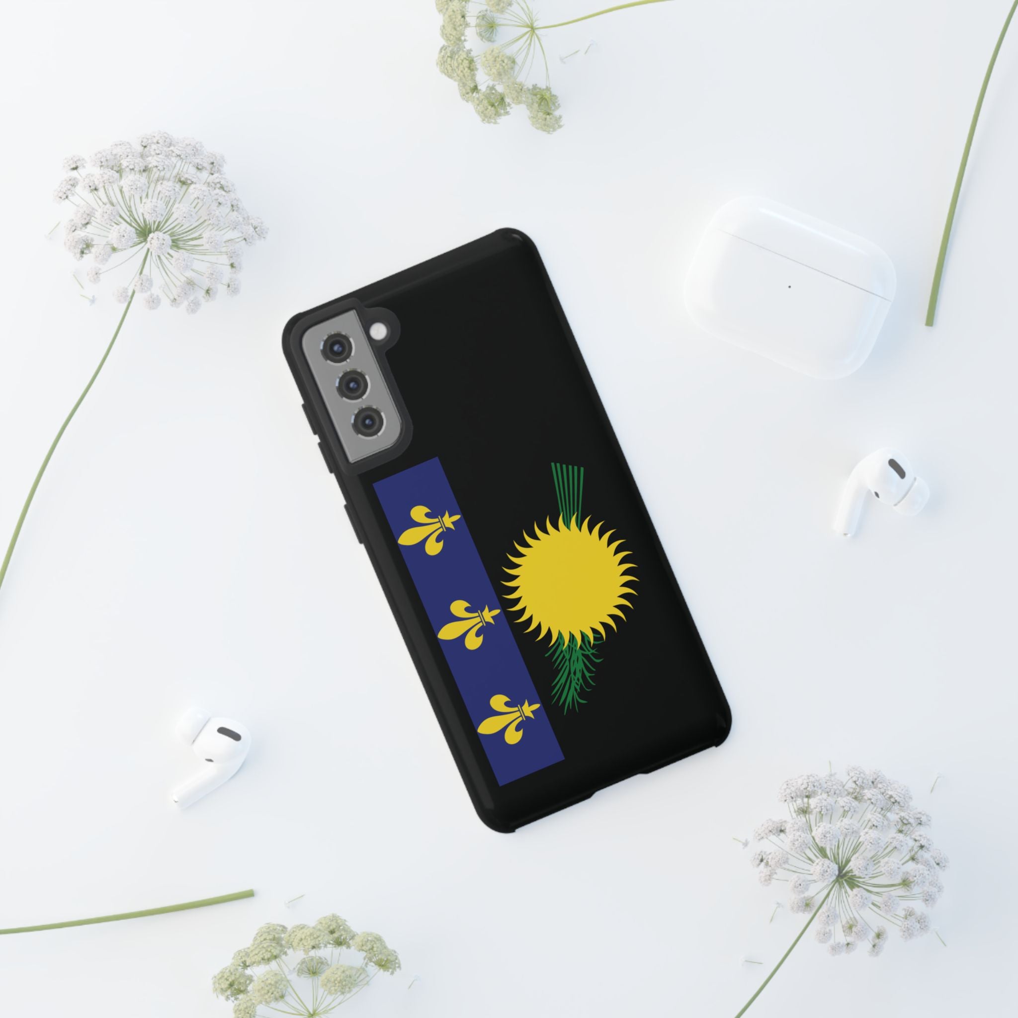 Guadeloupe Flag Tough Phone Case - Irie Blues Boutique