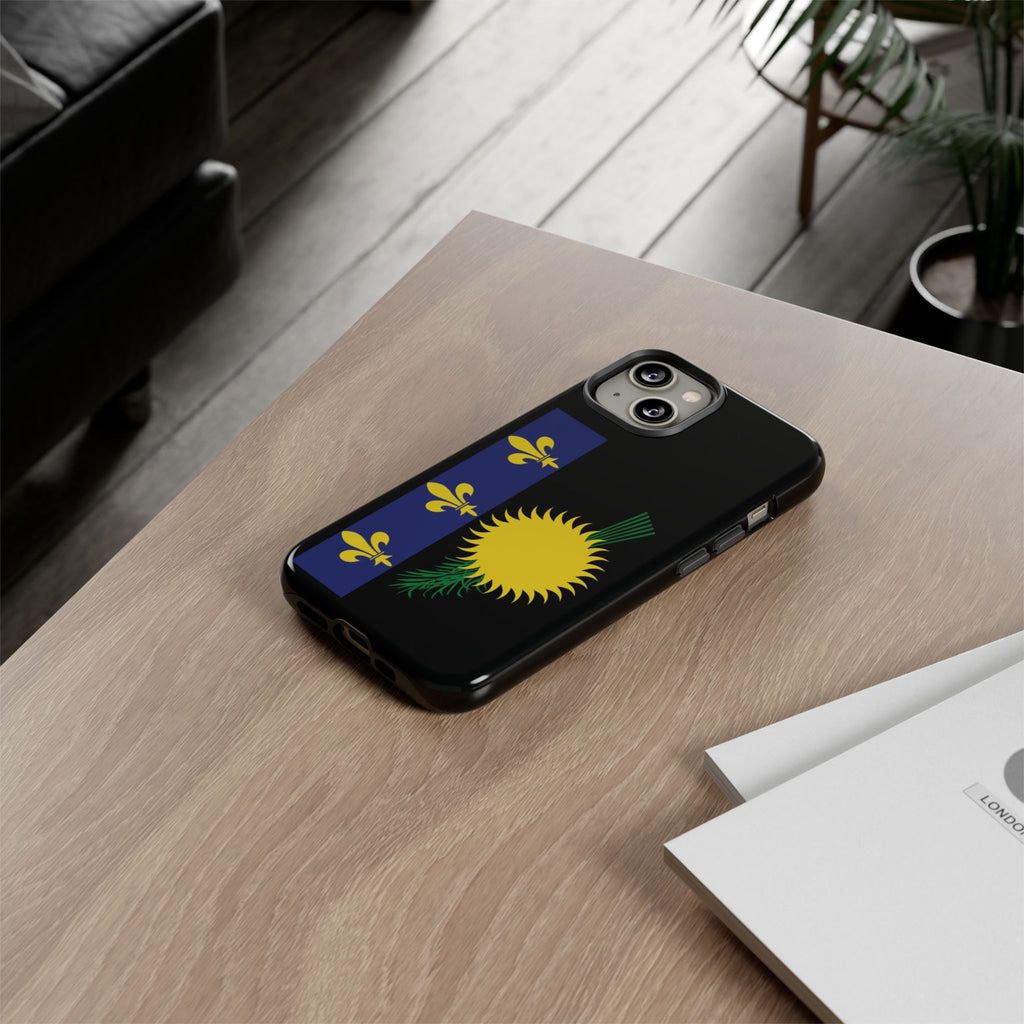 Guadeloupe Flag Tough Phone Case - Irie Blues Boutique