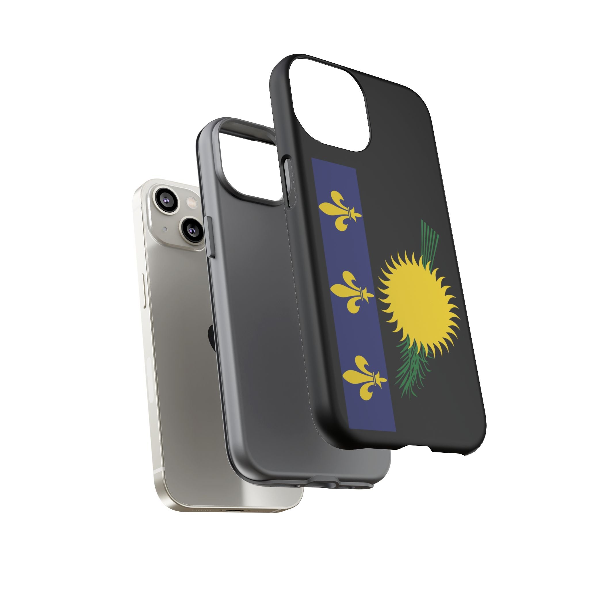 Guadeloupe Flag Tough Phone Case - Irie Blues Boutique