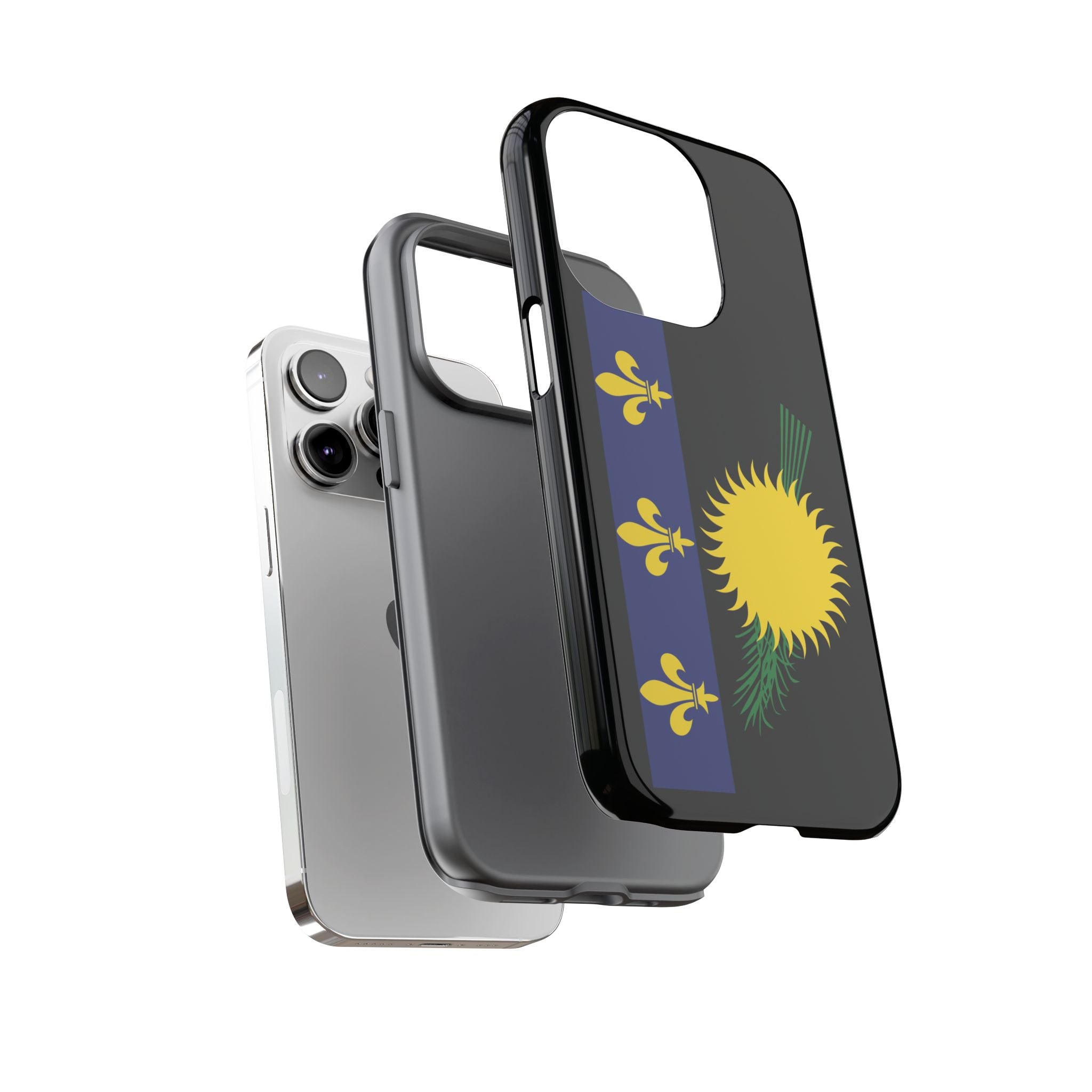Guadeloupe Flag Tough Phone Case - Irie Blues Boutique
