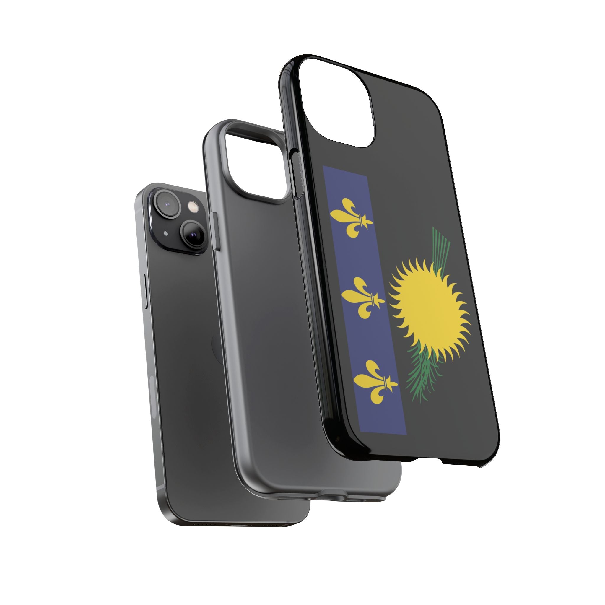 Guadeloupe Flag Tough Phone Case - Irie Blues Boutique