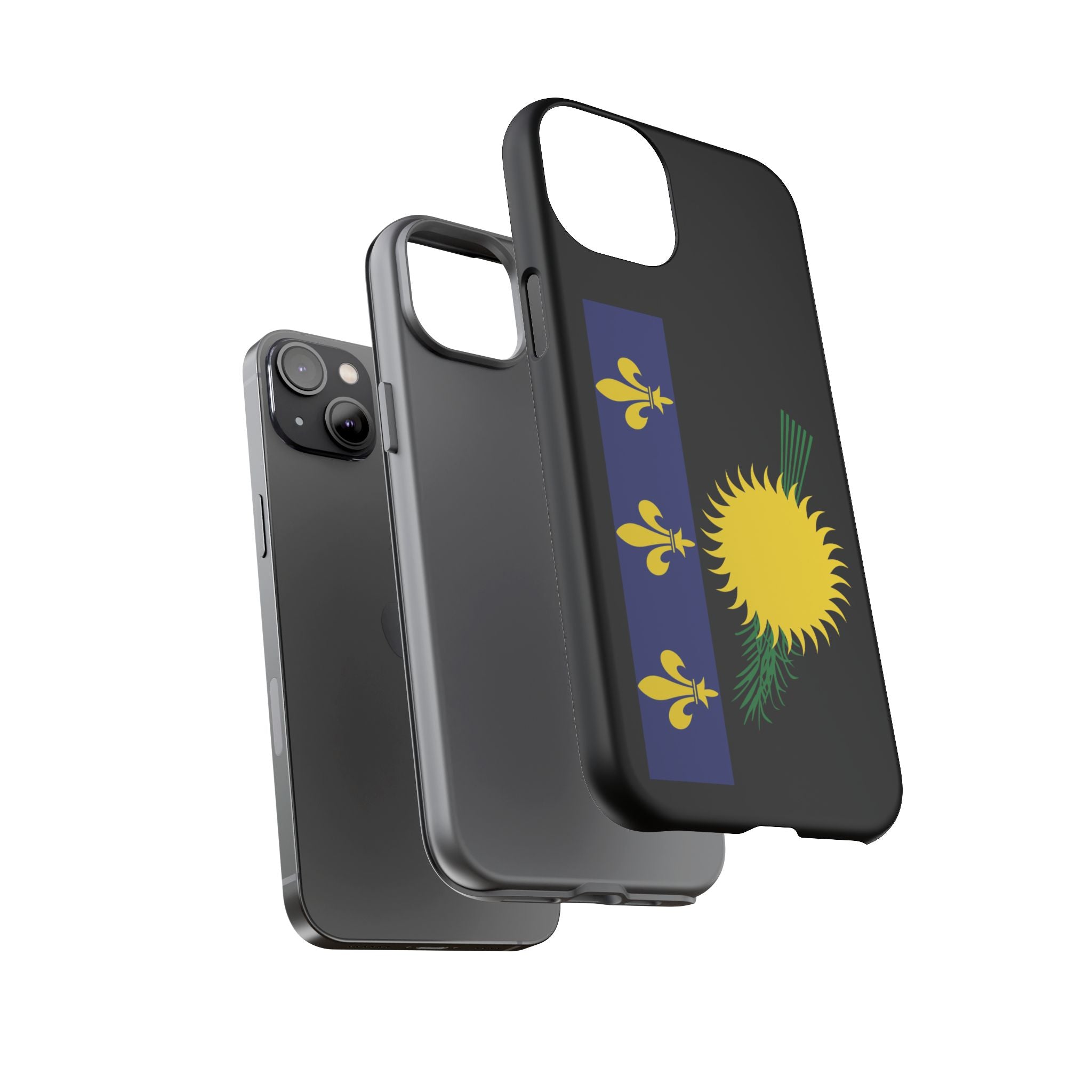 Guadeloupe Flag Tough Phone Case - Irie Blues Boutique