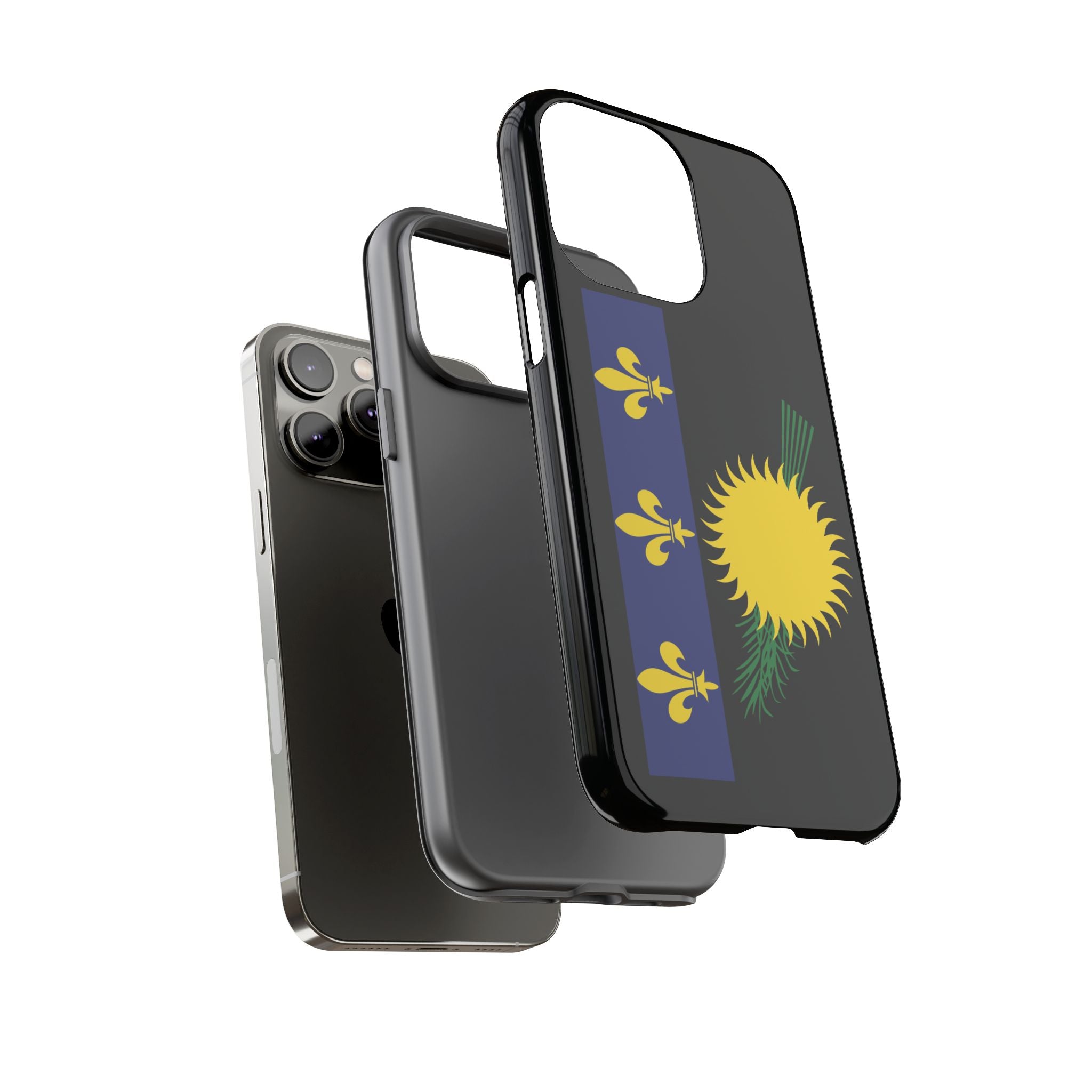 Guadeloupe Flag Tough Phone Case - Irie Blues Boutique