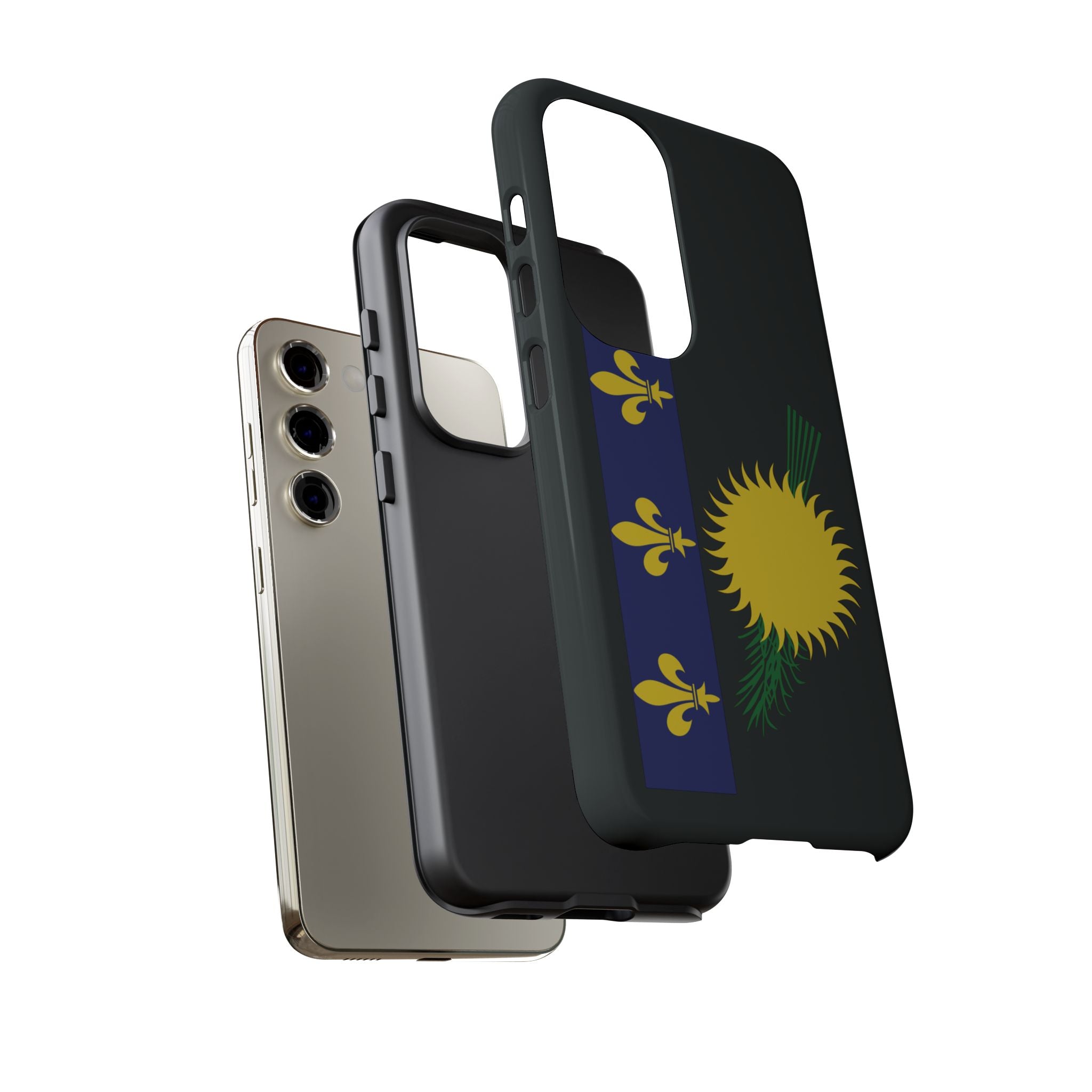 Guadeloupe Flag Tough Phone Case - Irie Blues Boutique