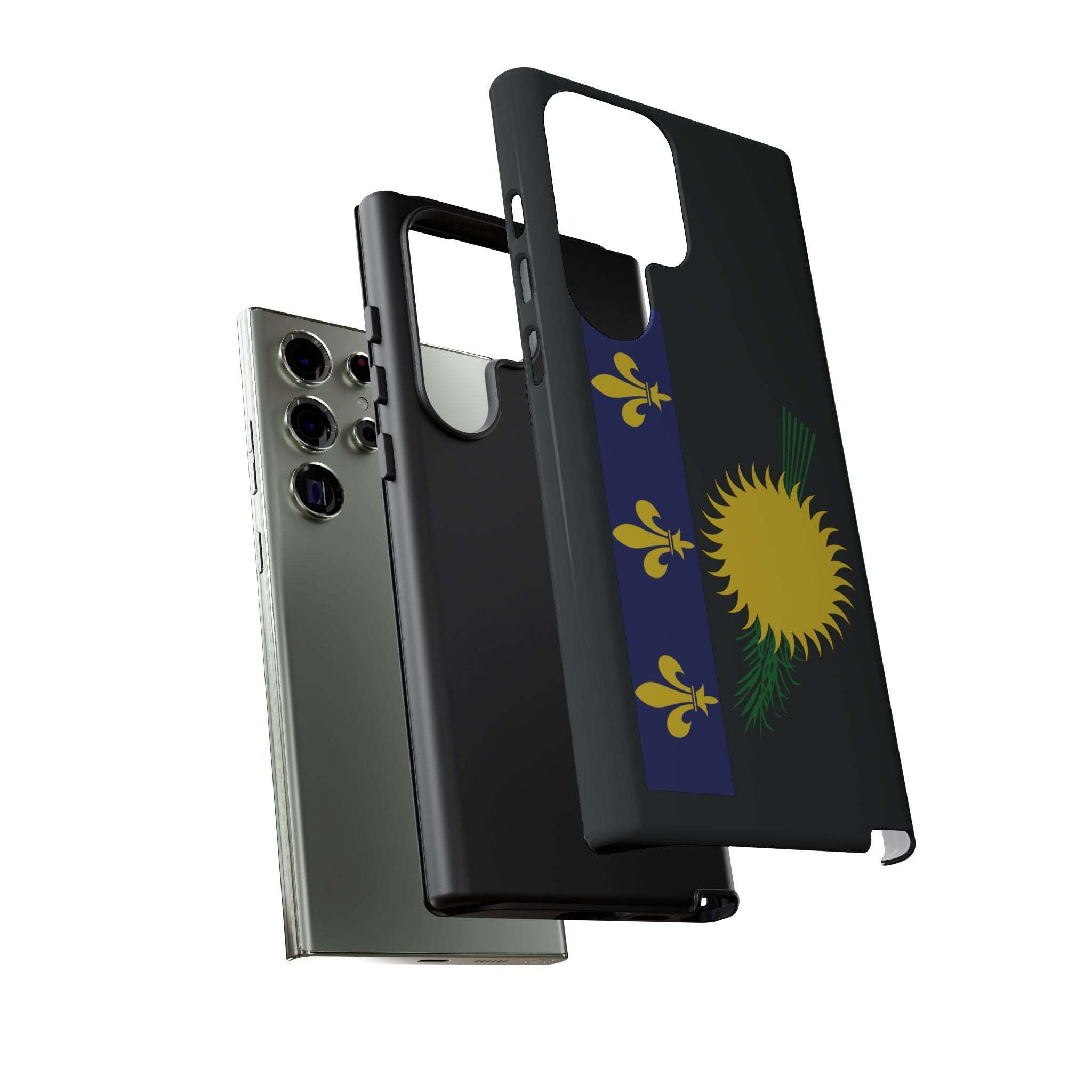 Guadeloupe Flag Tough Phone Case - Irie Blues Boutique