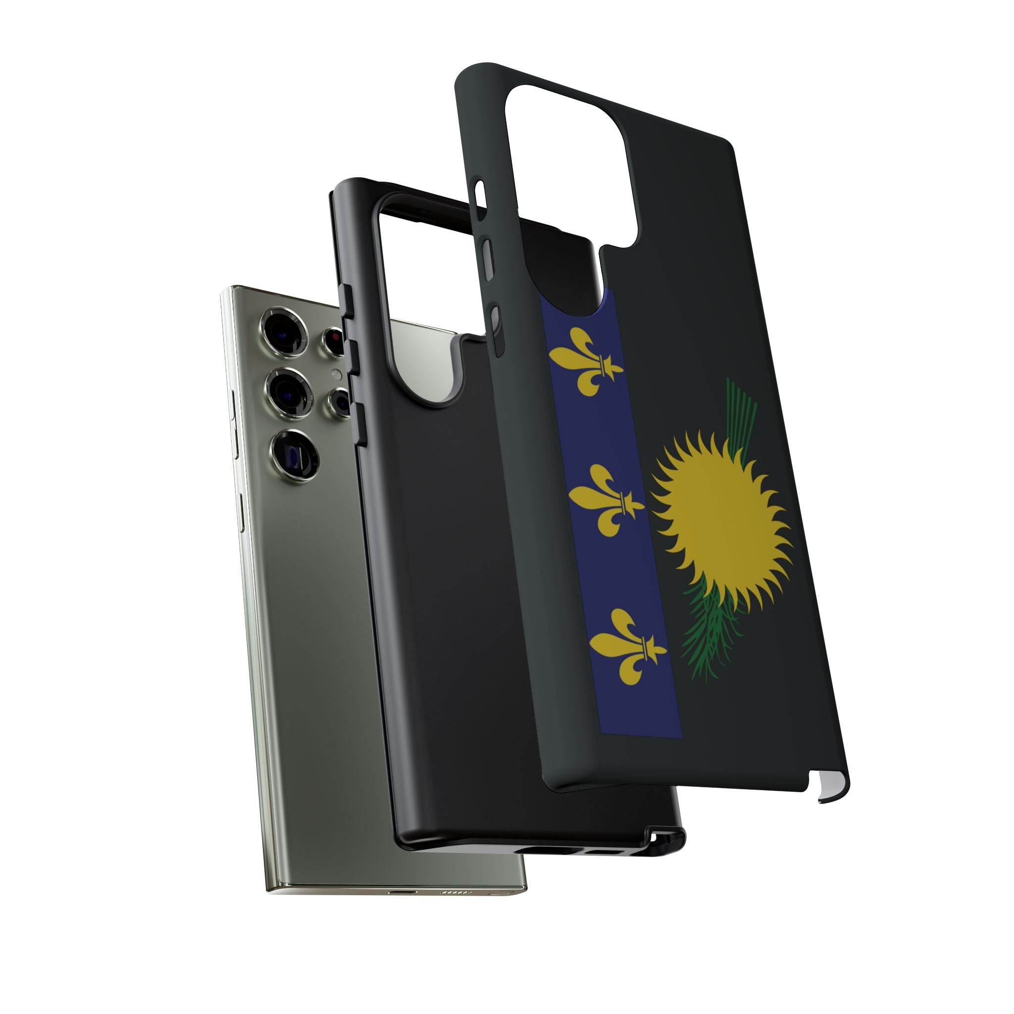 Guadeloupe Flag Tough Phone Case - Irie Blues Boutique