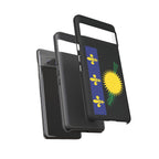Guadeloupe Flag Tough Phone Case - Irie Blues Boutique