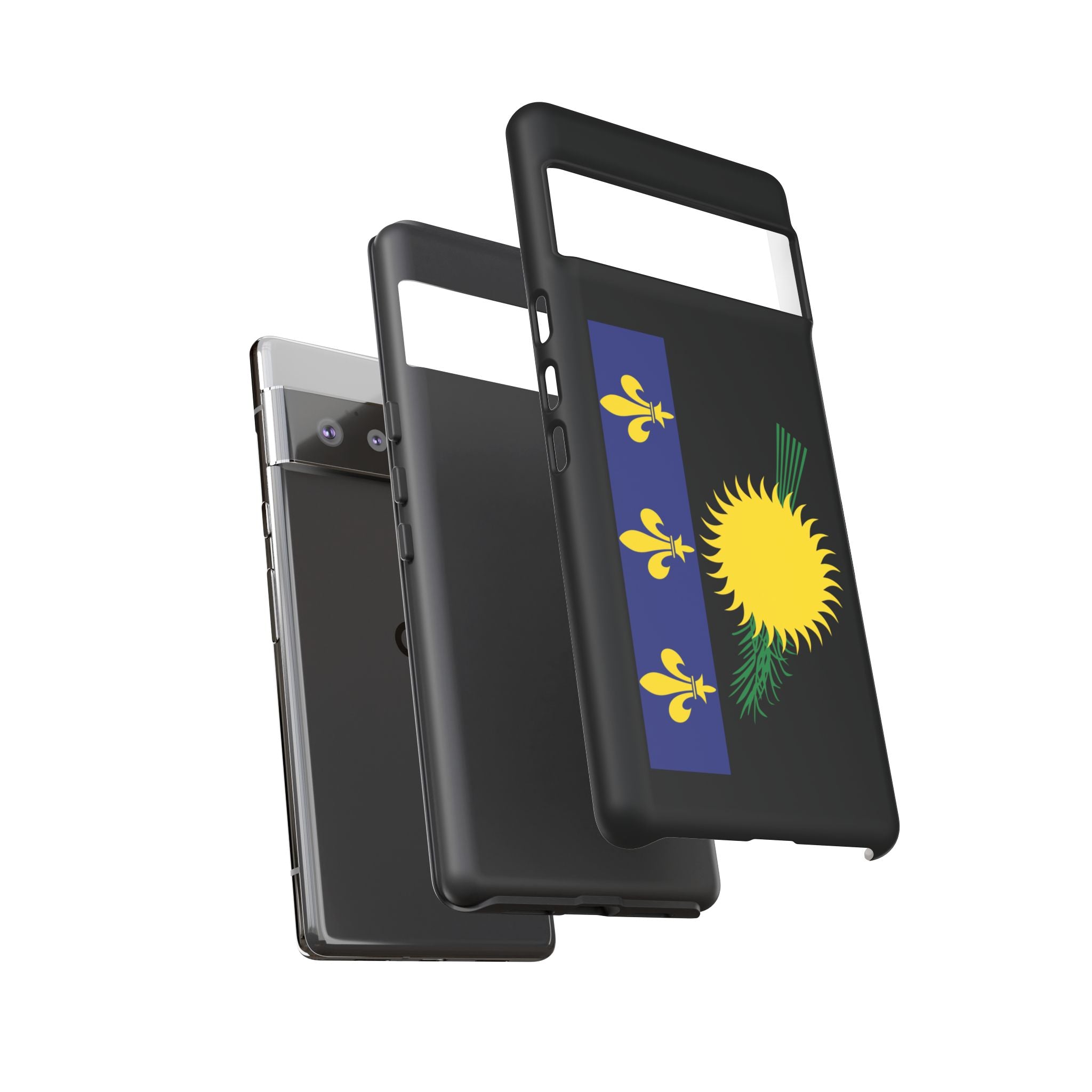 Guadeloupe Flag Tough Phone Case - Irie Blues Boutique