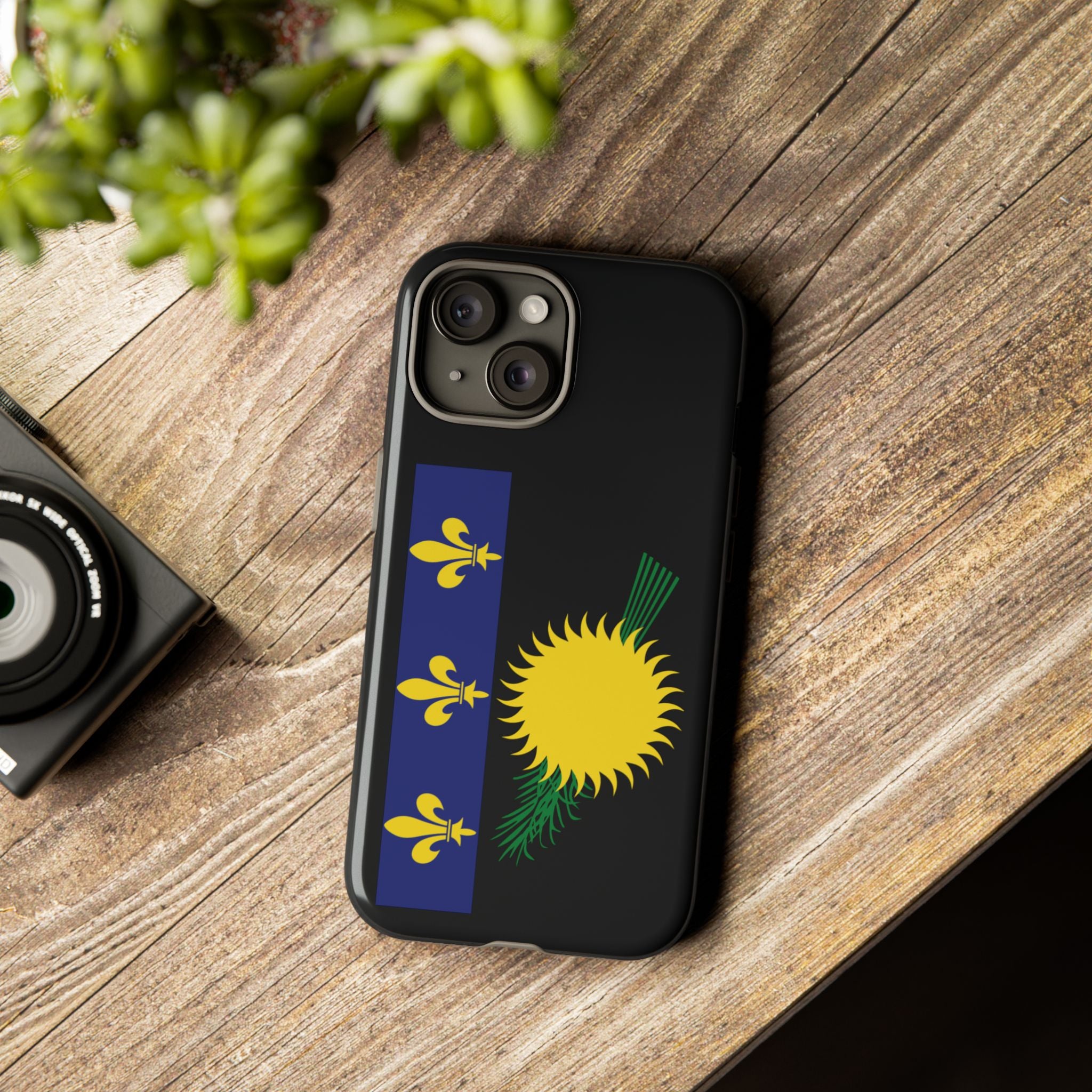 Guadeloupe Flag Tough Phone Case - Irie Blues Boutique