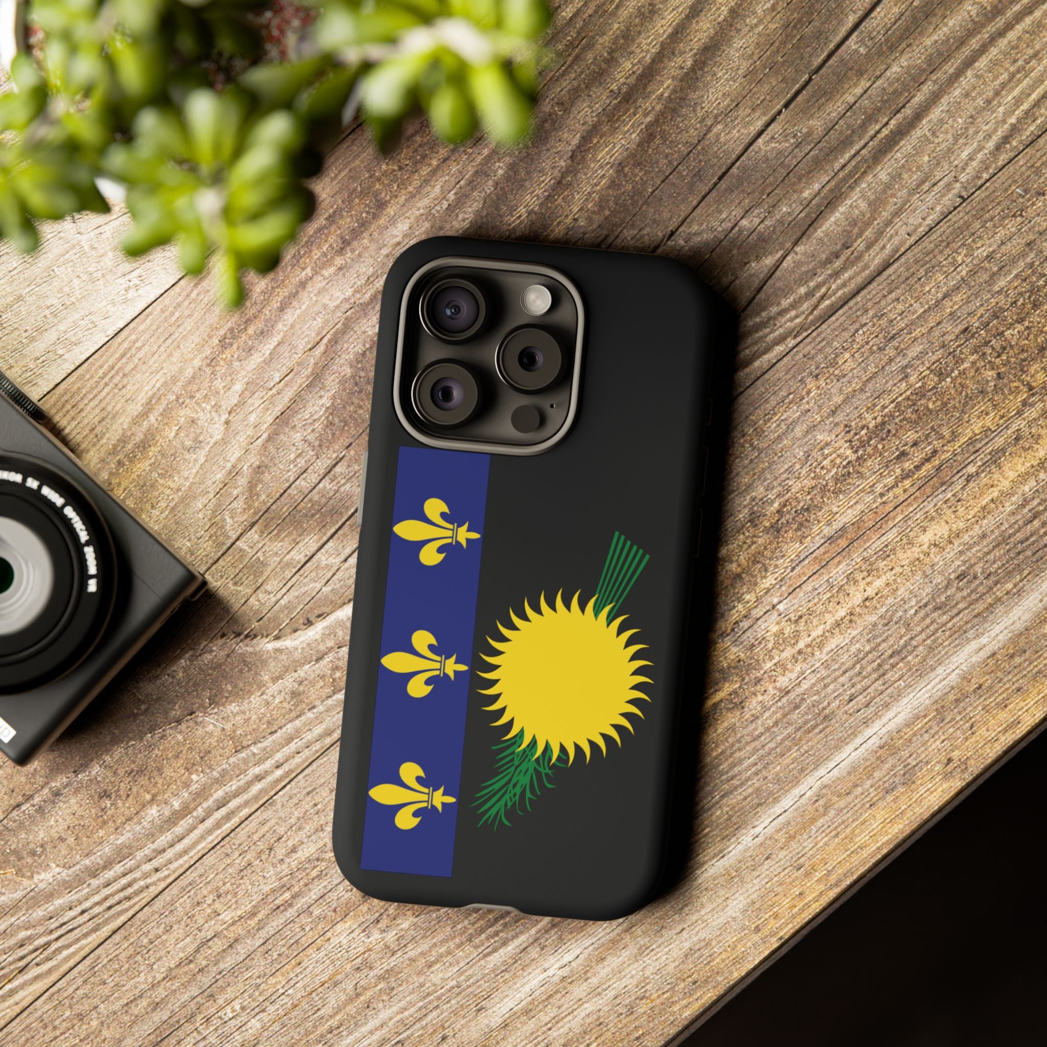 Guadeloupe Flag Tough Phone Case - Irie Blues Boutique