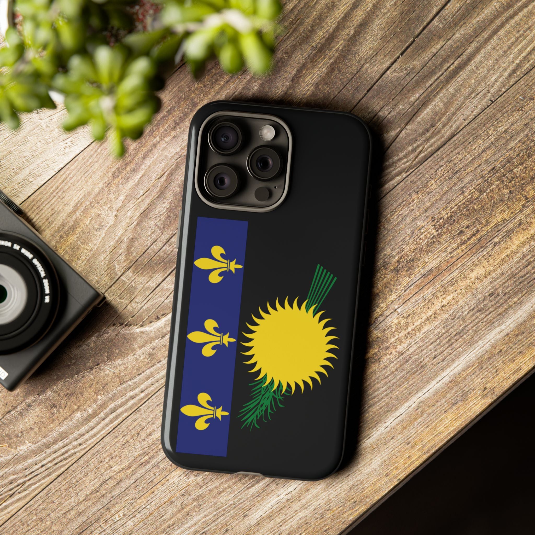 Guadeloupe Flag Tough Phone Case - Irie Blues Boutique