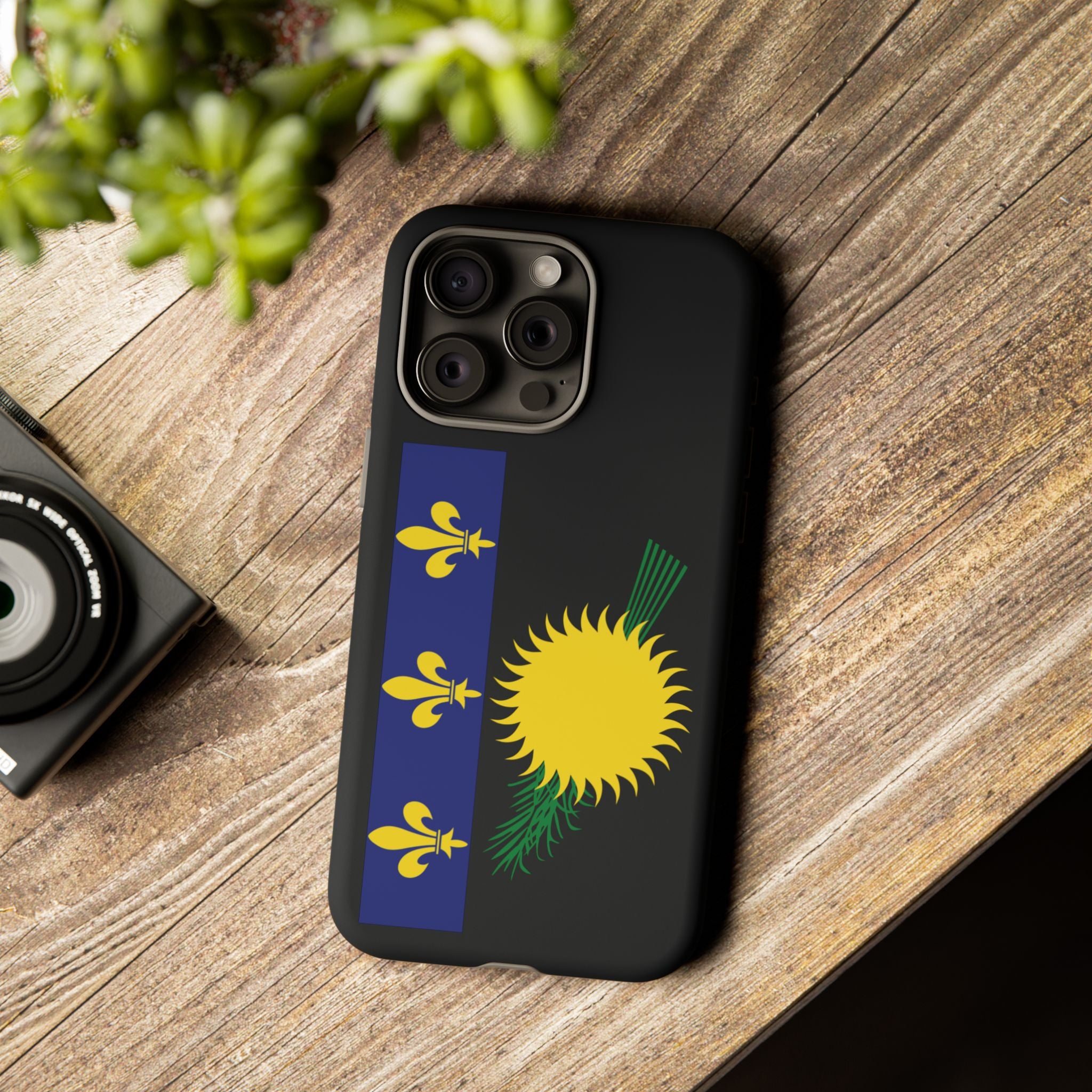Guadeloupe Flag Tough Phone Case - Irie Blues Boutique