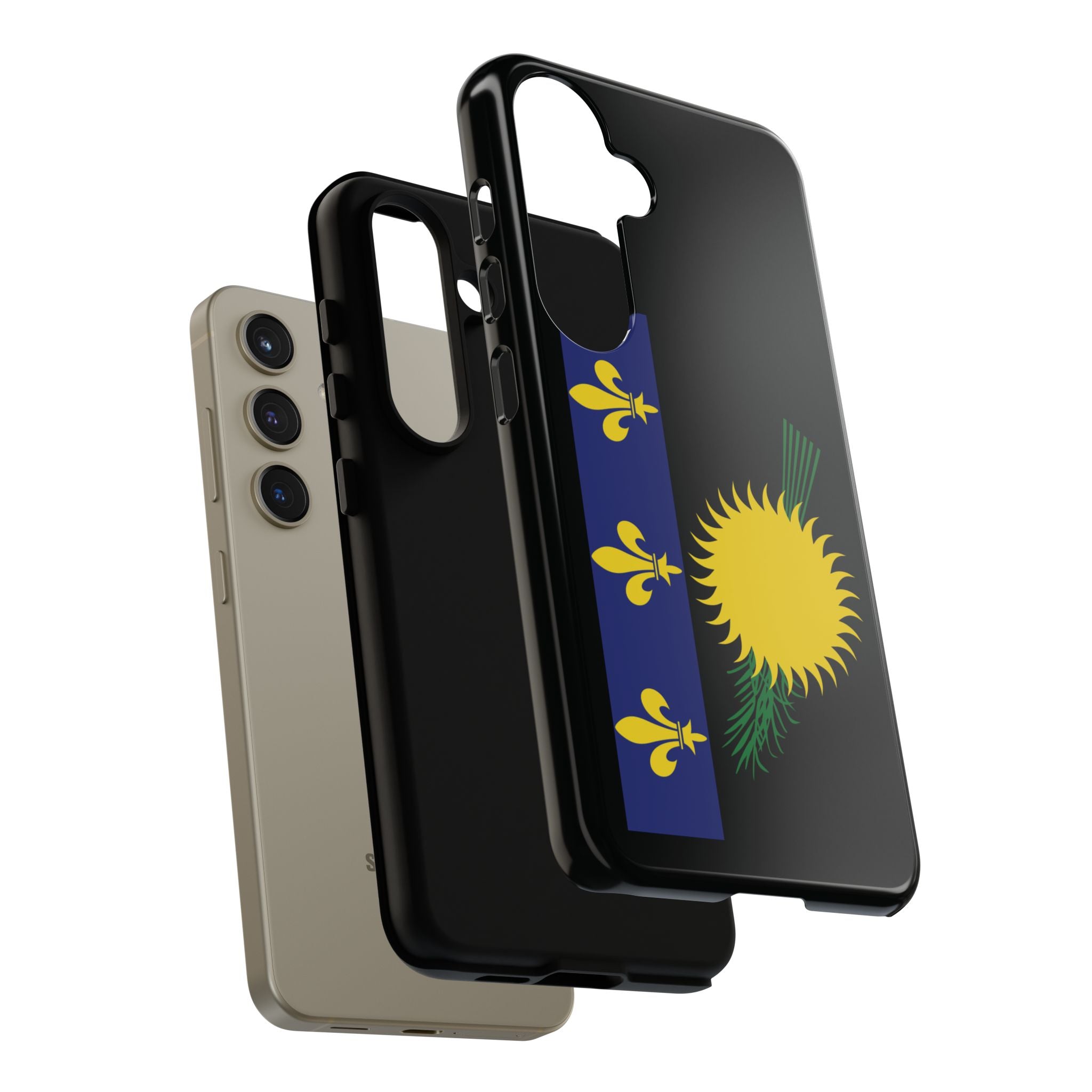 Guadeloupe Flag Tough Phone Case - Irie Blues Boutique