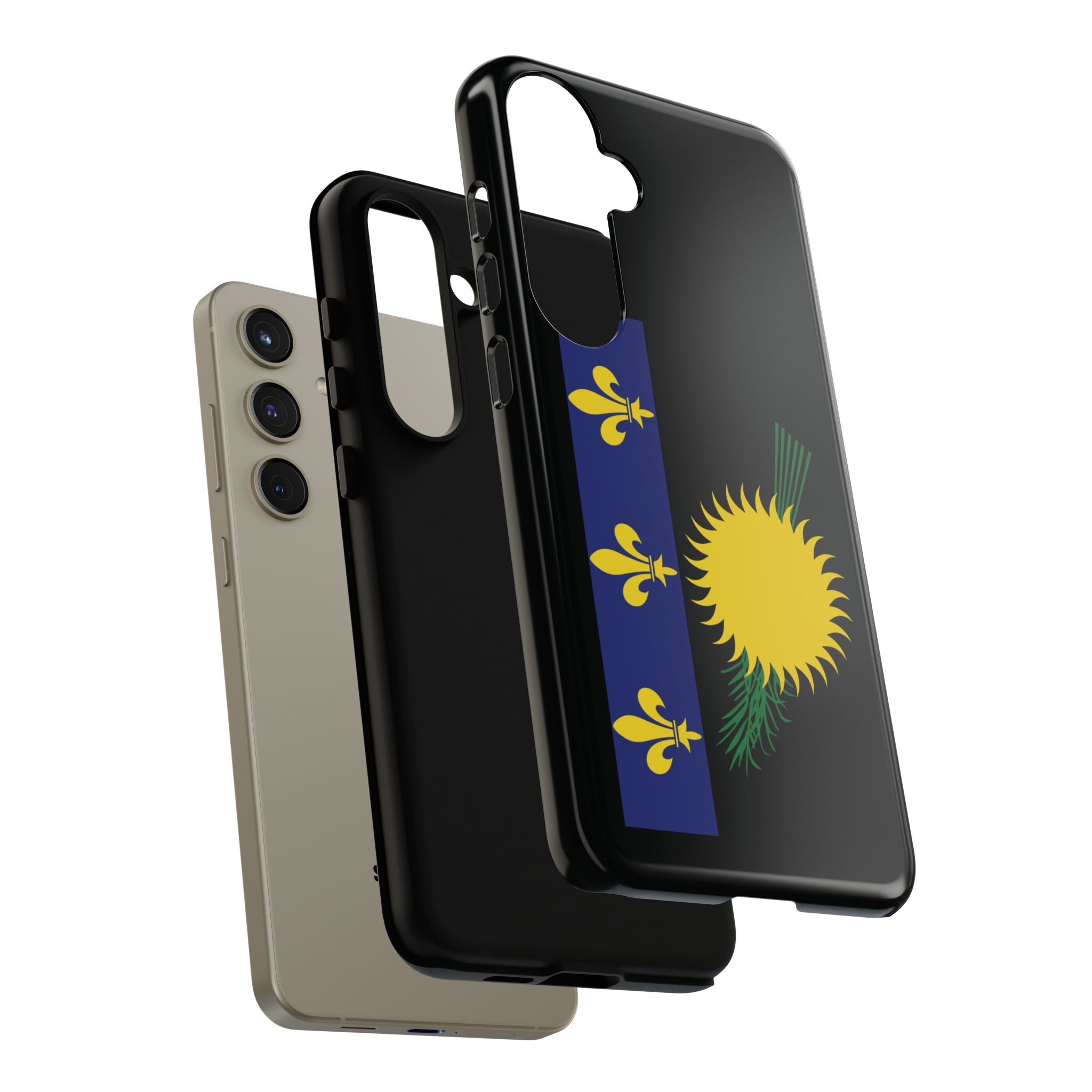 Guadeloupe Flag Tough Phone Case - Irie Blues Boutique