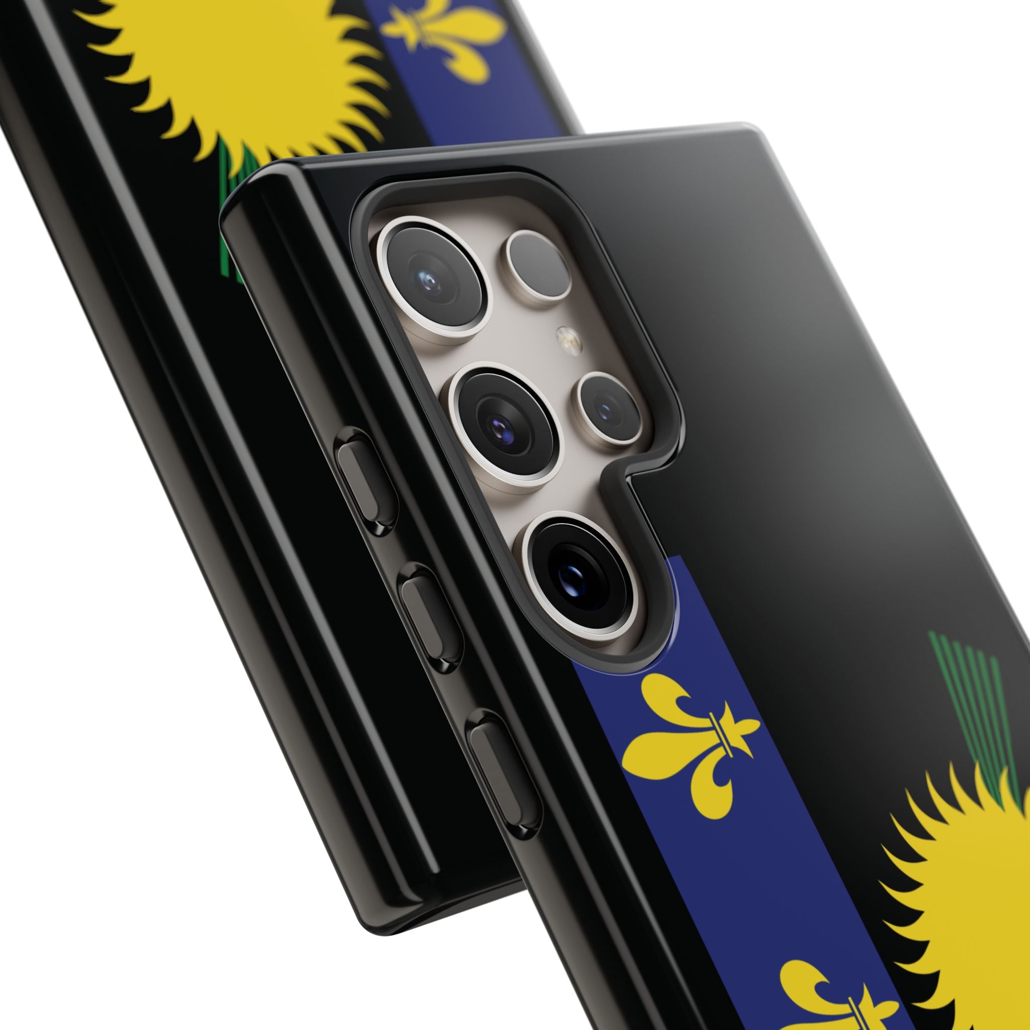 Guadeloupe Flag Tough Phone Case - Irie Blues Boutique