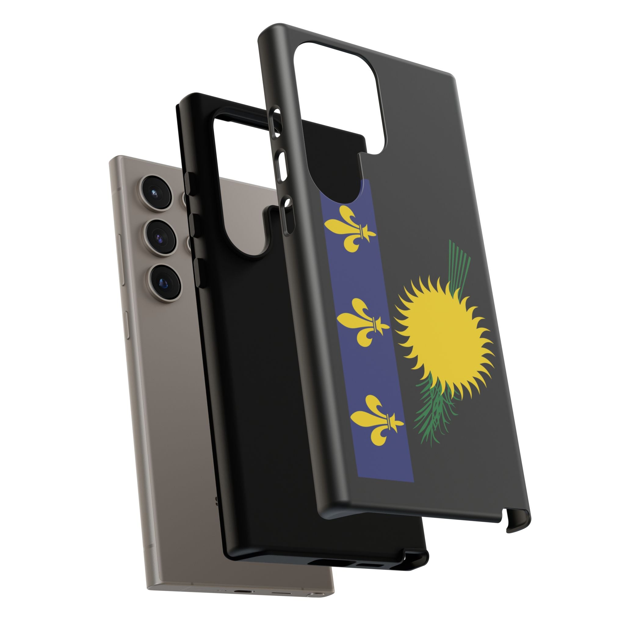 Guadeloupe Flag Tough Phone Case - Irie Blues Boutique