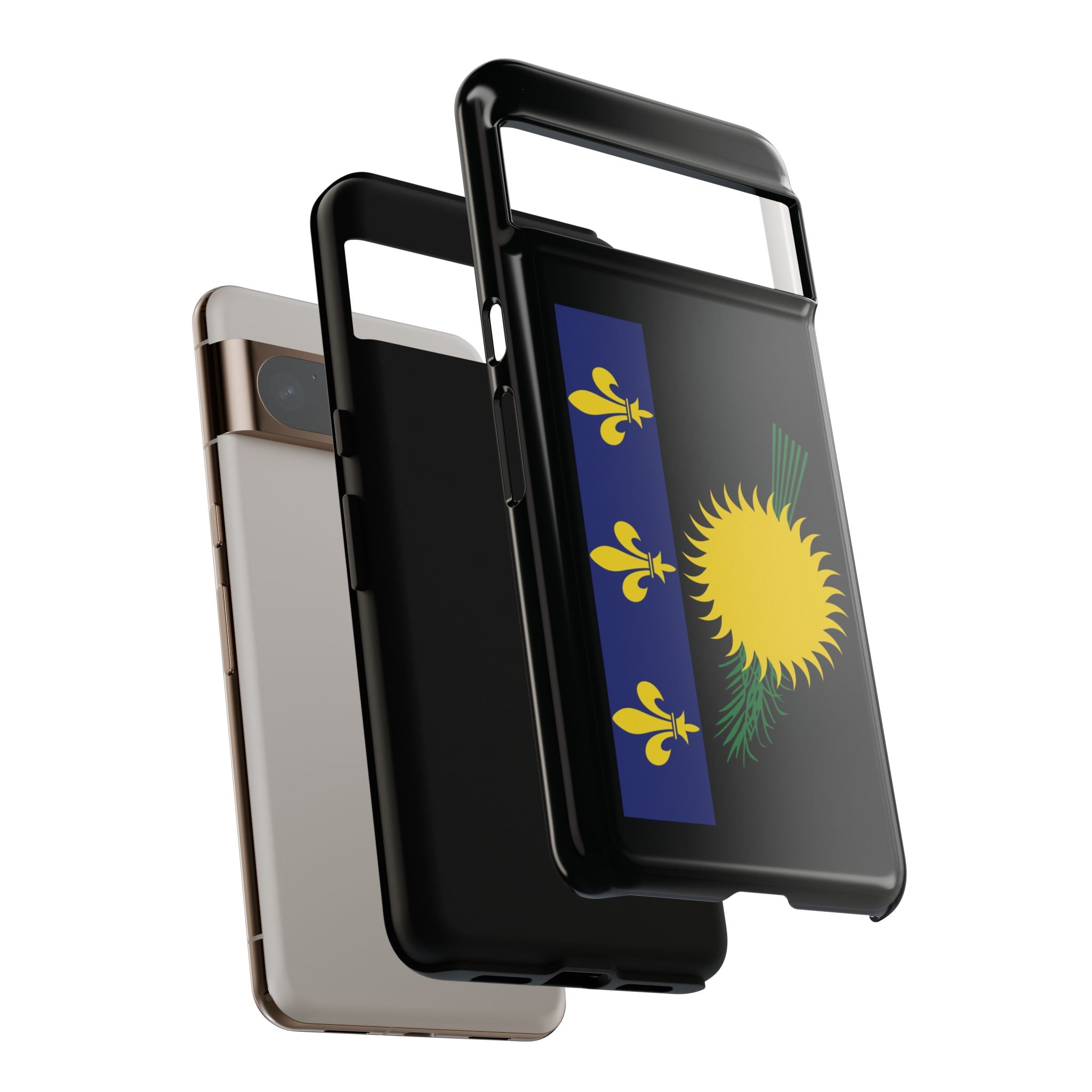 Guadeloupe Flag Tough Phone Case - Irie Blues Boutique
