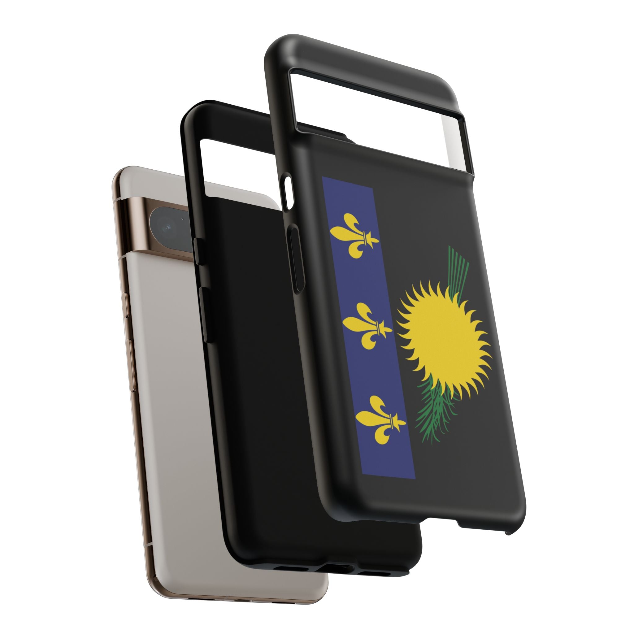 Guadeloupe Flag Tough Phone Case - Irie Blues Boutique