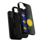 Guadeloupe Flag Tough Phone Case - Irie Blues Boutique