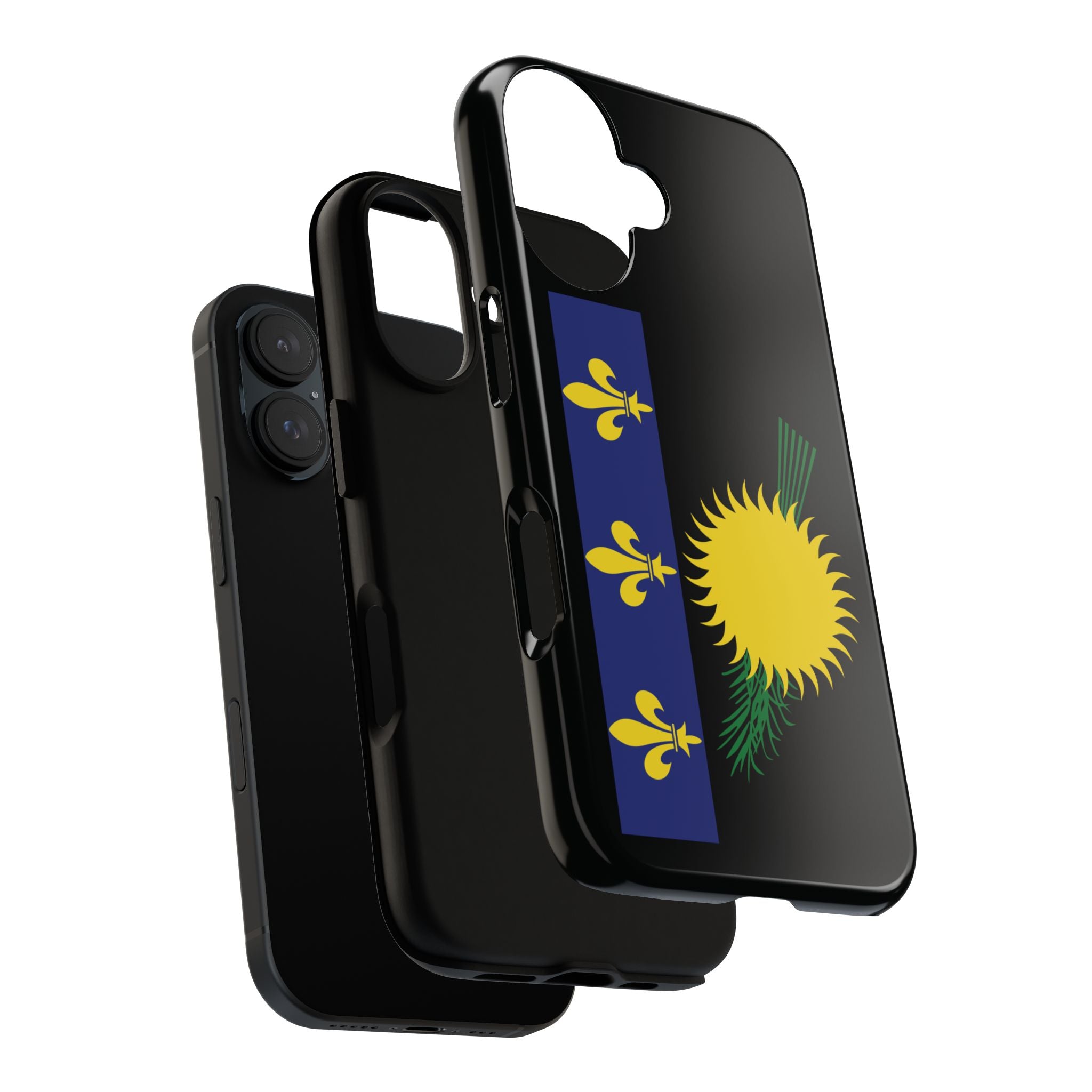 Guadeloupe Flag Tough Phone Case - Irie Blues Boutique