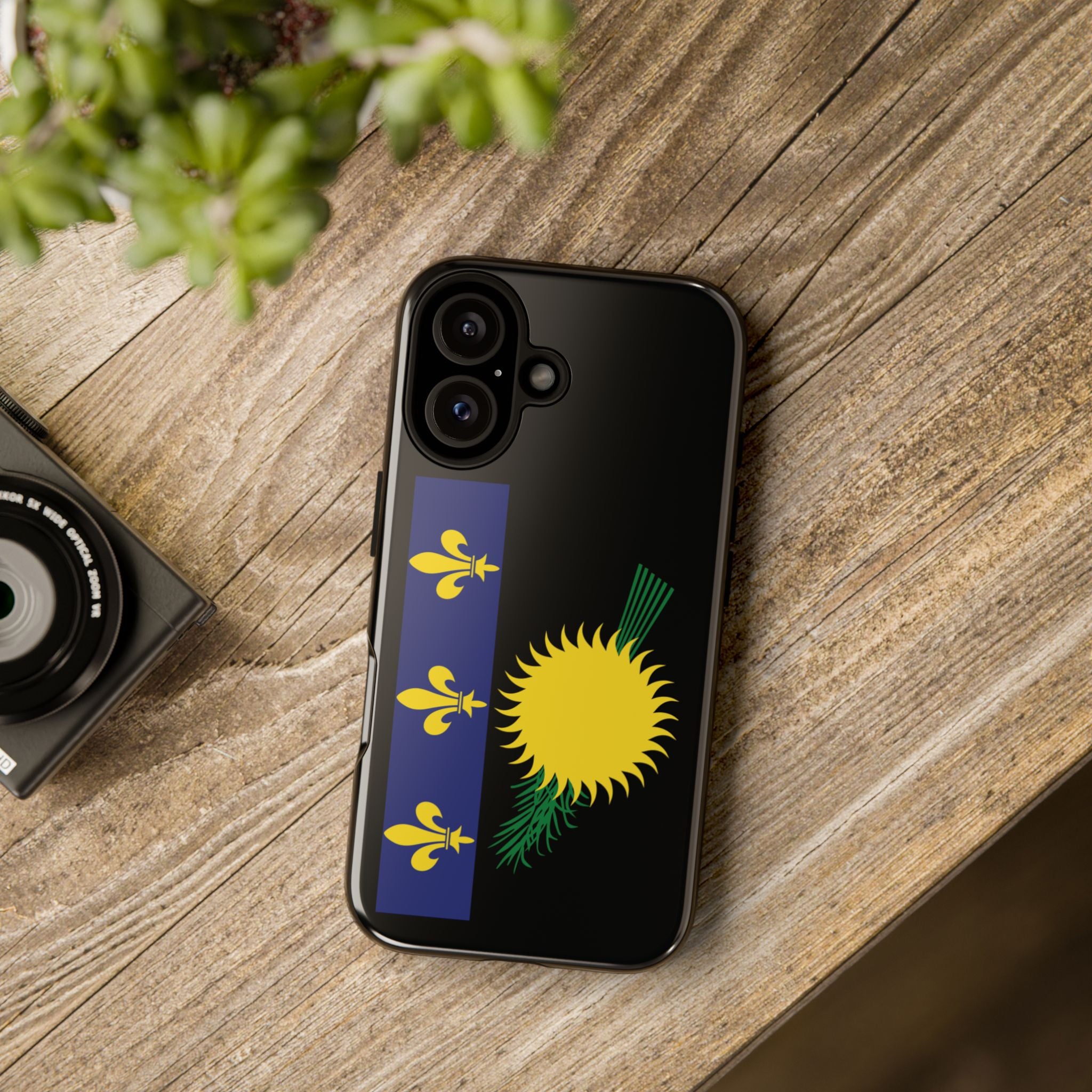 Guadeloupe Flag Tough Phone Case - Irie Blues Boutique