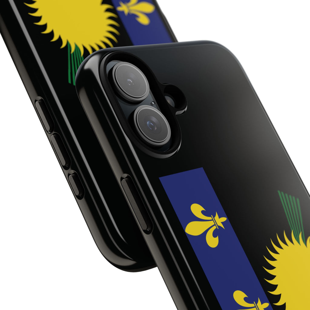 Guadeloupe Flag Tough Phone Case - Irie Blues Boutique