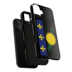 Guadeloupe Flag Tough Phone Case - Irie Blues Boutique