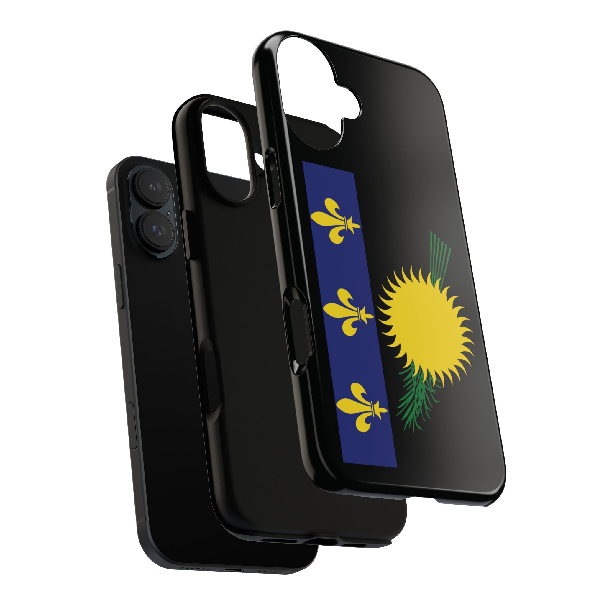 Guadeloupe Flag Tough Phone Case - Irie Blues Boutique