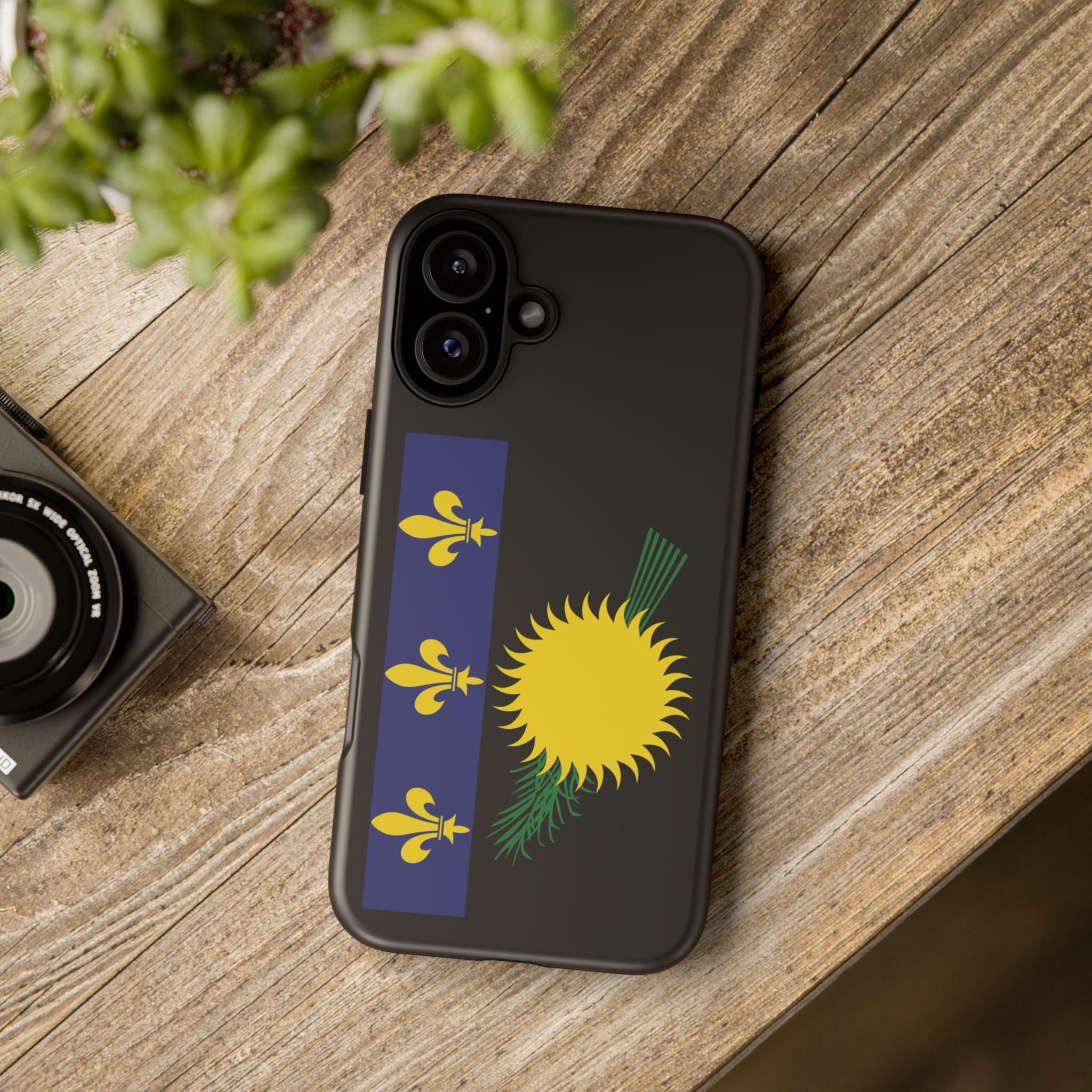 Guadeloupe Flag Tough Phone Case - Irie Blues Boutique