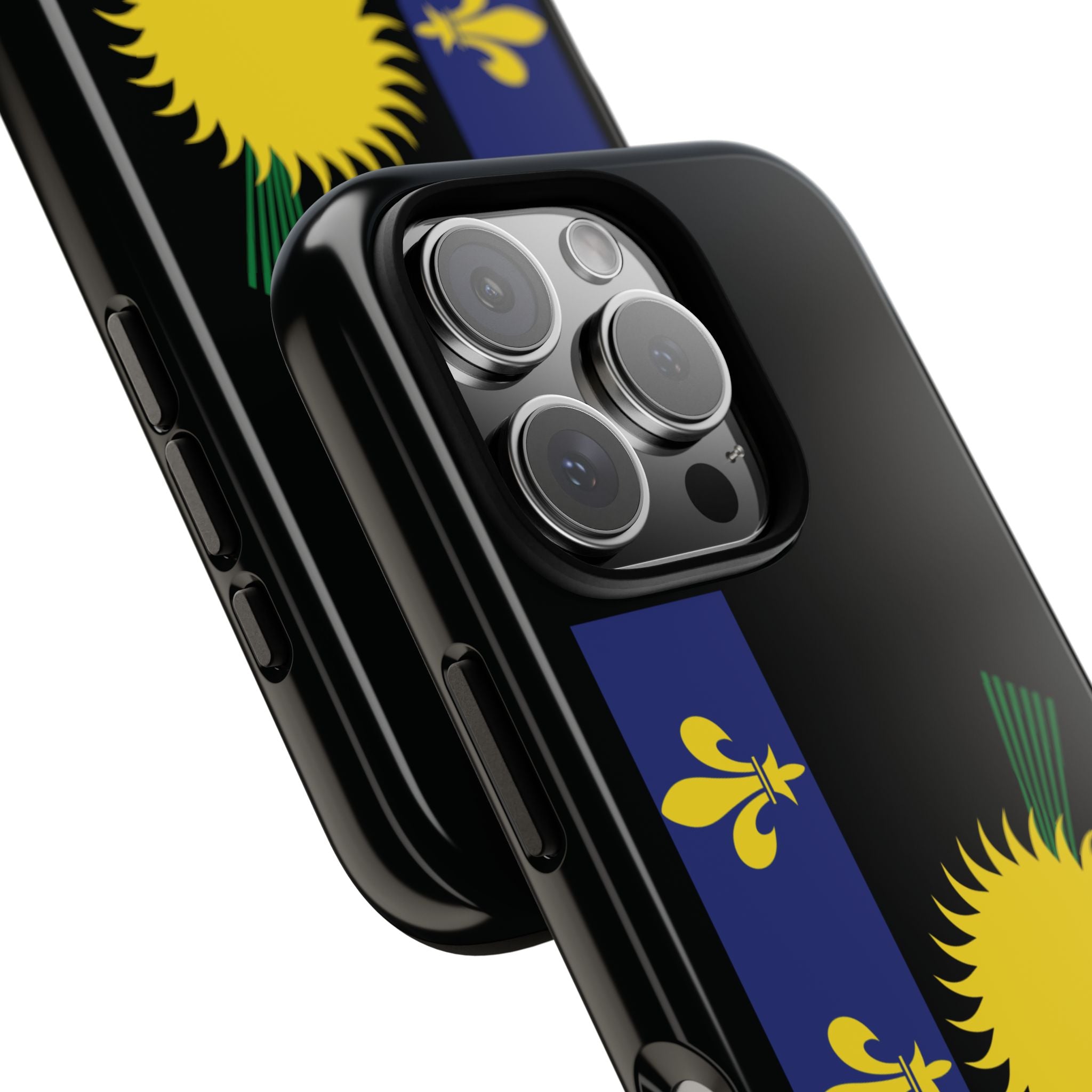 Guadeloupe Flag Tough Phone Case - Irie Blues Boutique