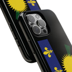 Guadeloupe Flag Tough Phone Case - Irie Blues Boutique