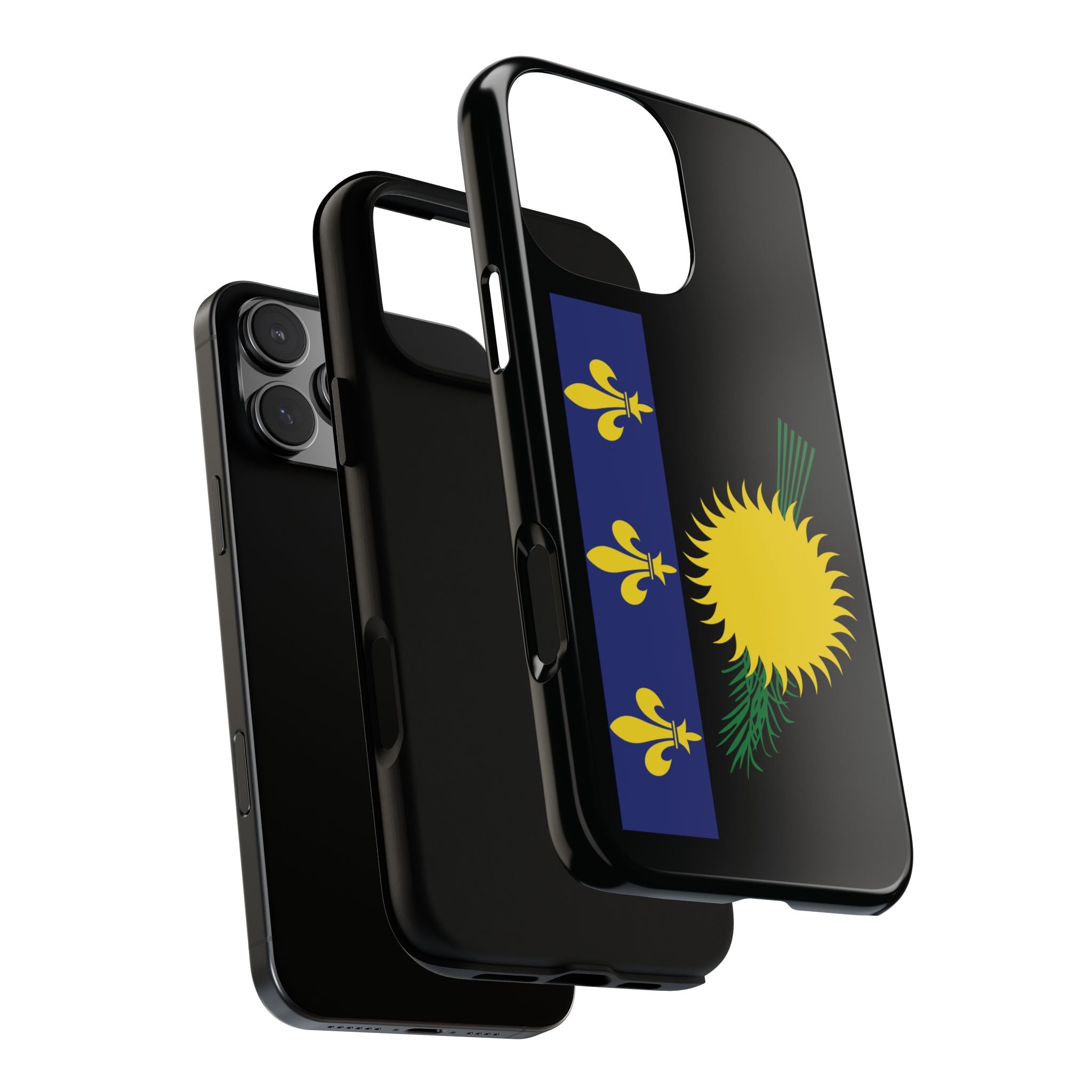Guadeloupe Flag Tough Phone Case - Irie Blues Boutique