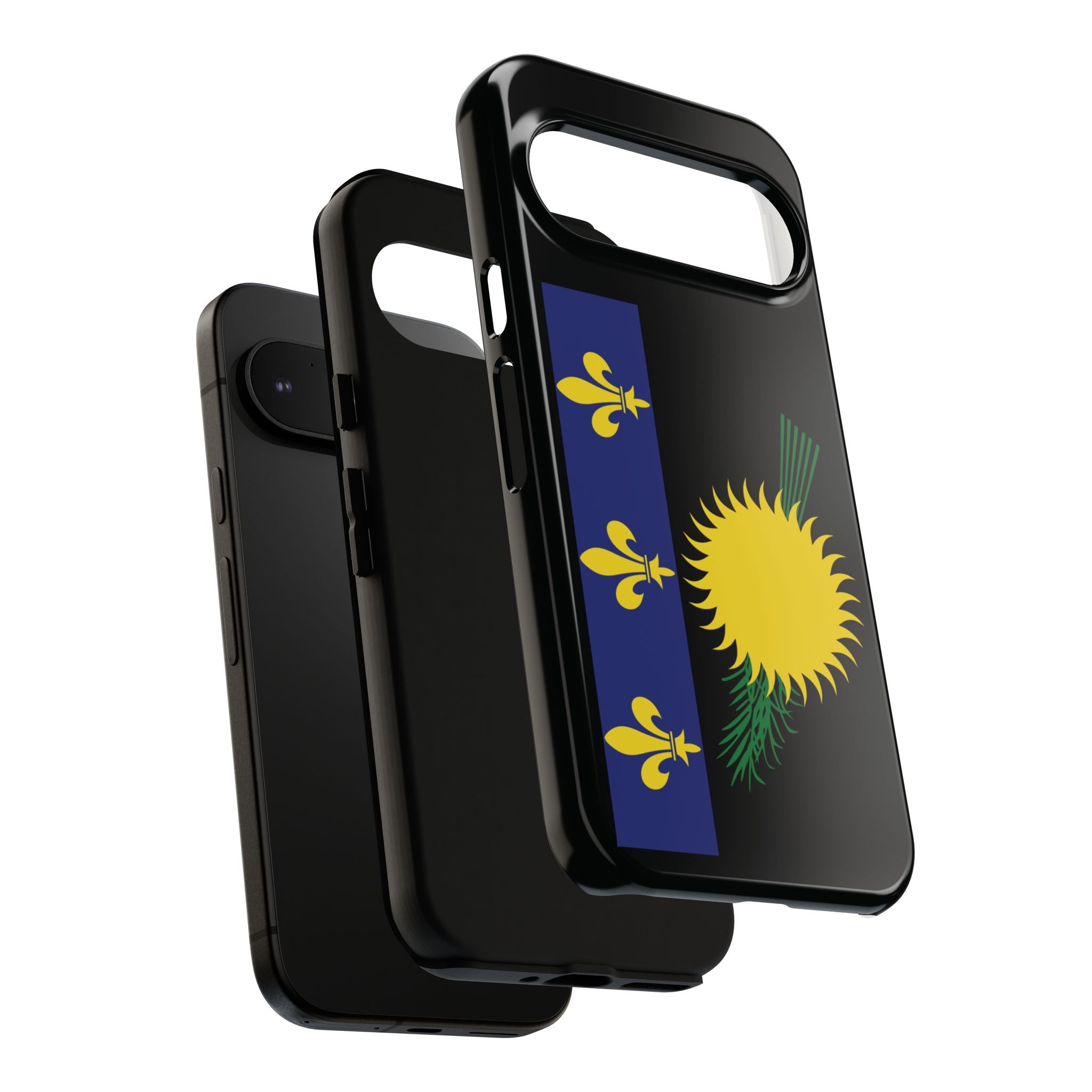 Guadeloupe Flag Tough Phone Case - Irie Blues Boutique
