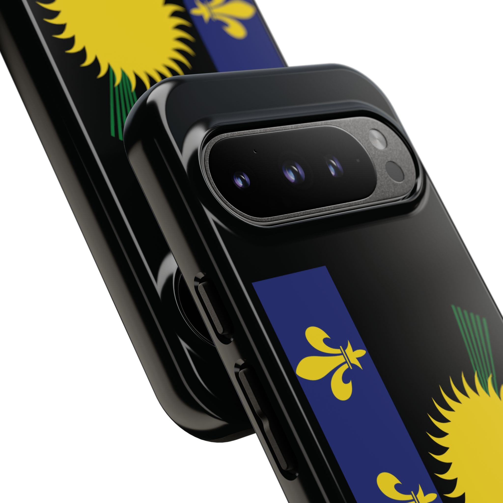 Guadeloupe Flag Tough Phone Case - Irie Blues Boutique