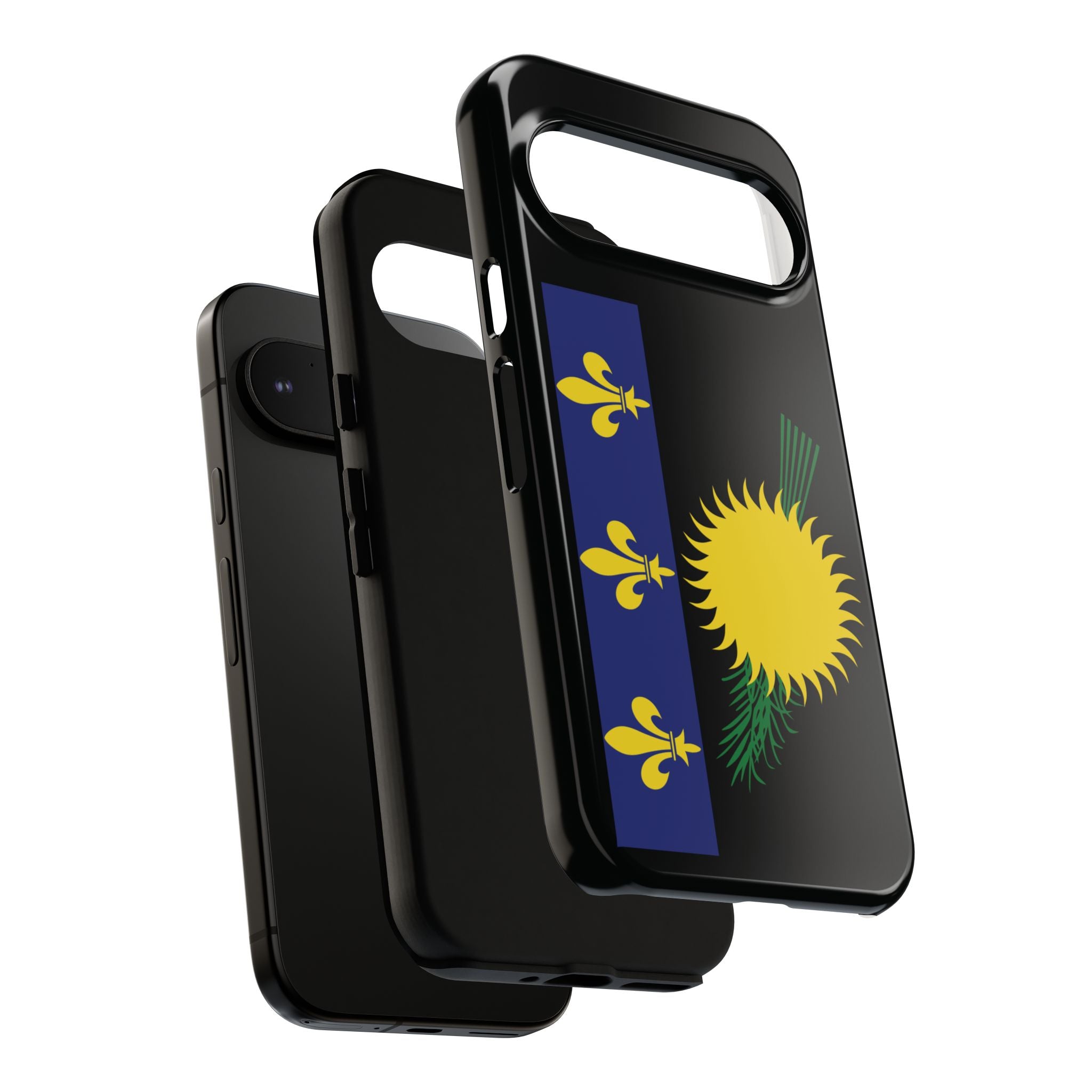 Guadeloupe Flag Tough Phone Case - Irie Blues Boutique