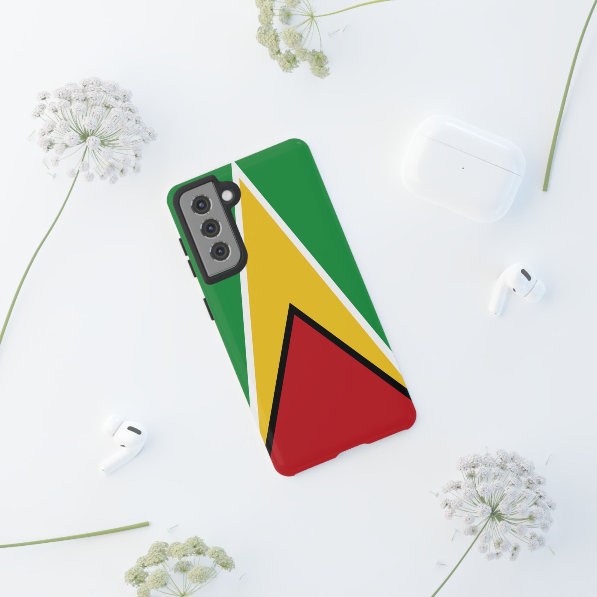 Guyana Flag Tough Phone Case - Irie Blues Boutique