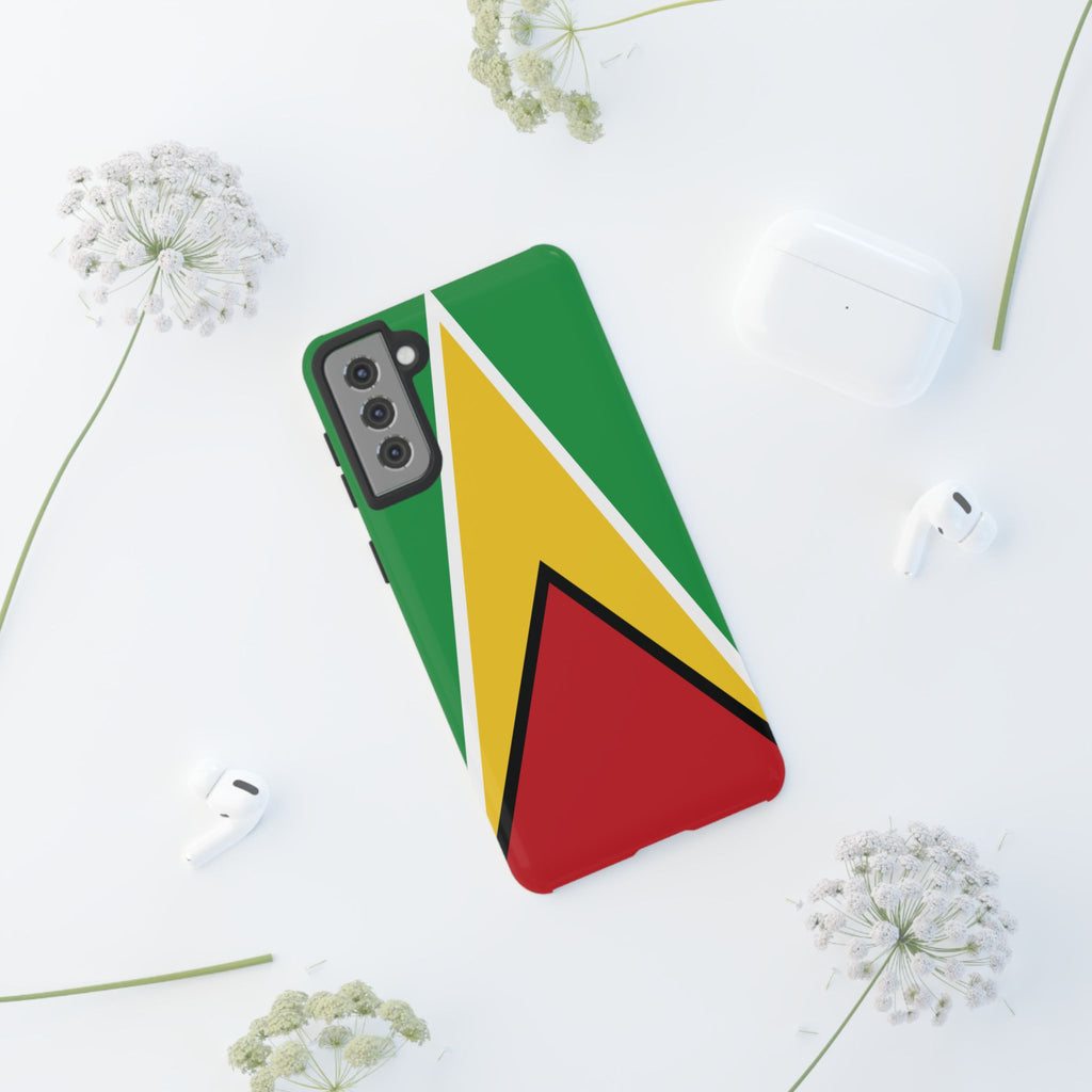 Guyana Flag Tough Phone Case - Irie Blues Boutique