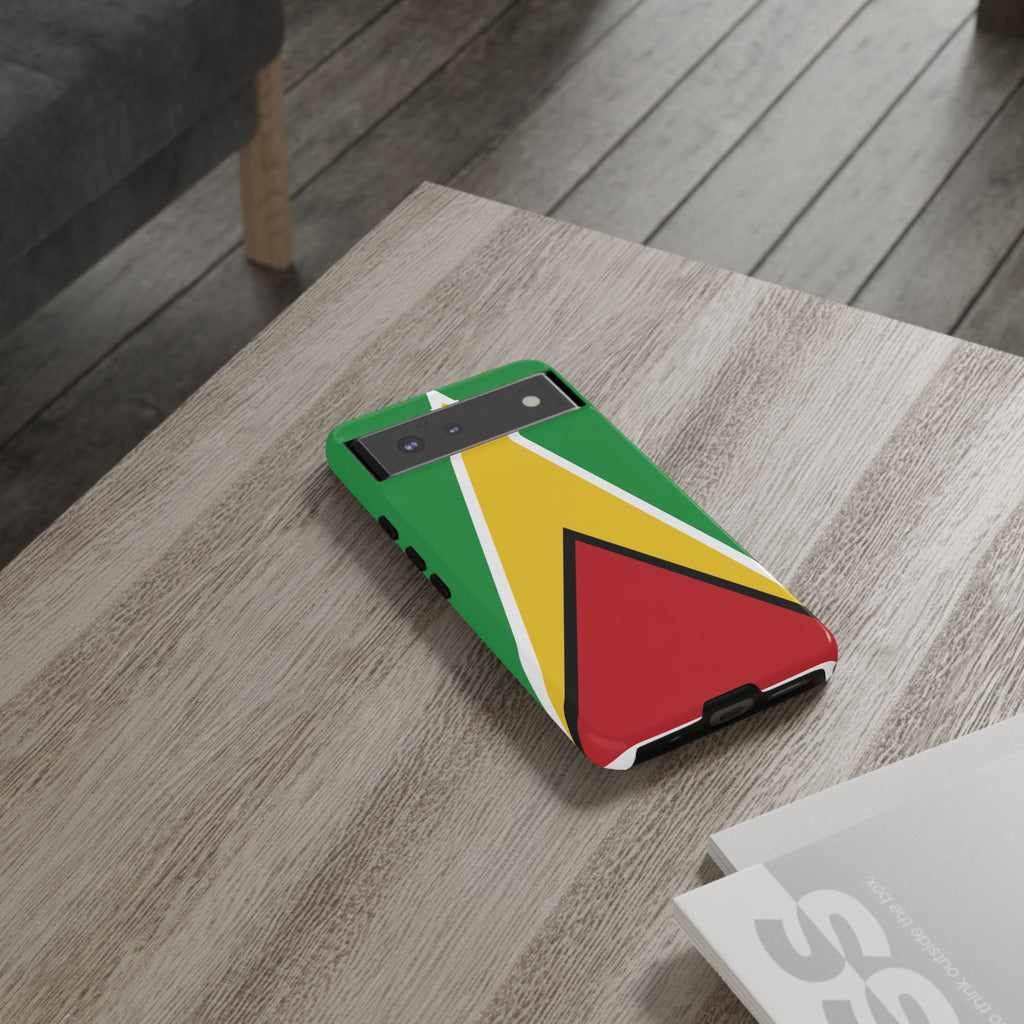 Guyana Flag Tough Phone Case - Irie Blues Boutique