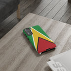 Guyana Flag Tough Phone Case - Irie Blues Boutique