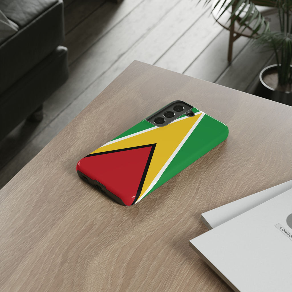 Guyana Flag Tough Phone Case - Irie Blues Boutique