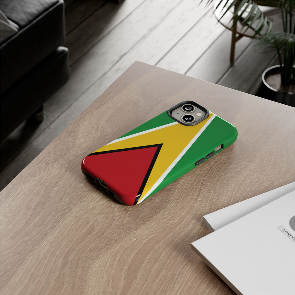 Guyana Flag Tough Phone Case - Irie Blues Boutique
