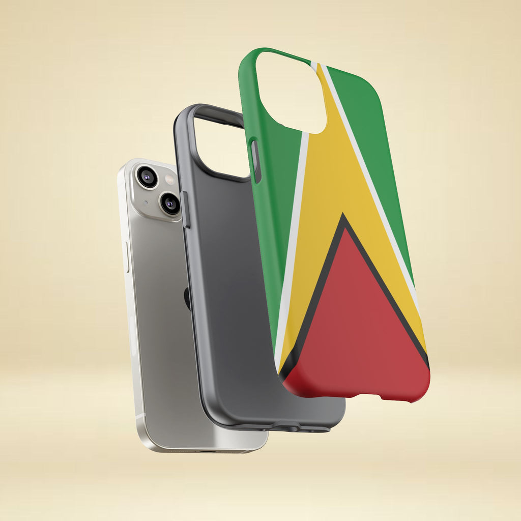 Guyana Flag Tough Phone Case - Irie Blues Boutique