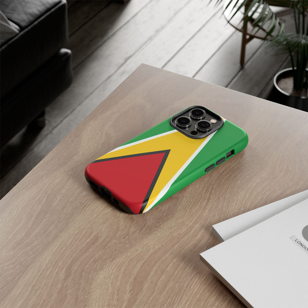 Guyana Flag Tough Phone Case - Irie Blues Boutique