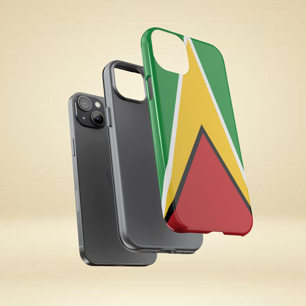 Guyana Flag Tough Phone Case - Irie Blues Boutique