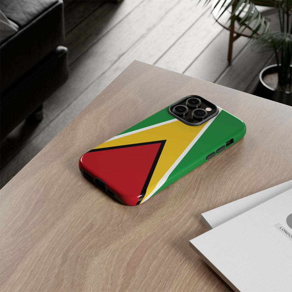 Guyana Flag Tough Phone Case - Irie Blues Boutique
