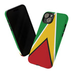 Guyana Flag Tough Phone Case - Irie Blues Boutique