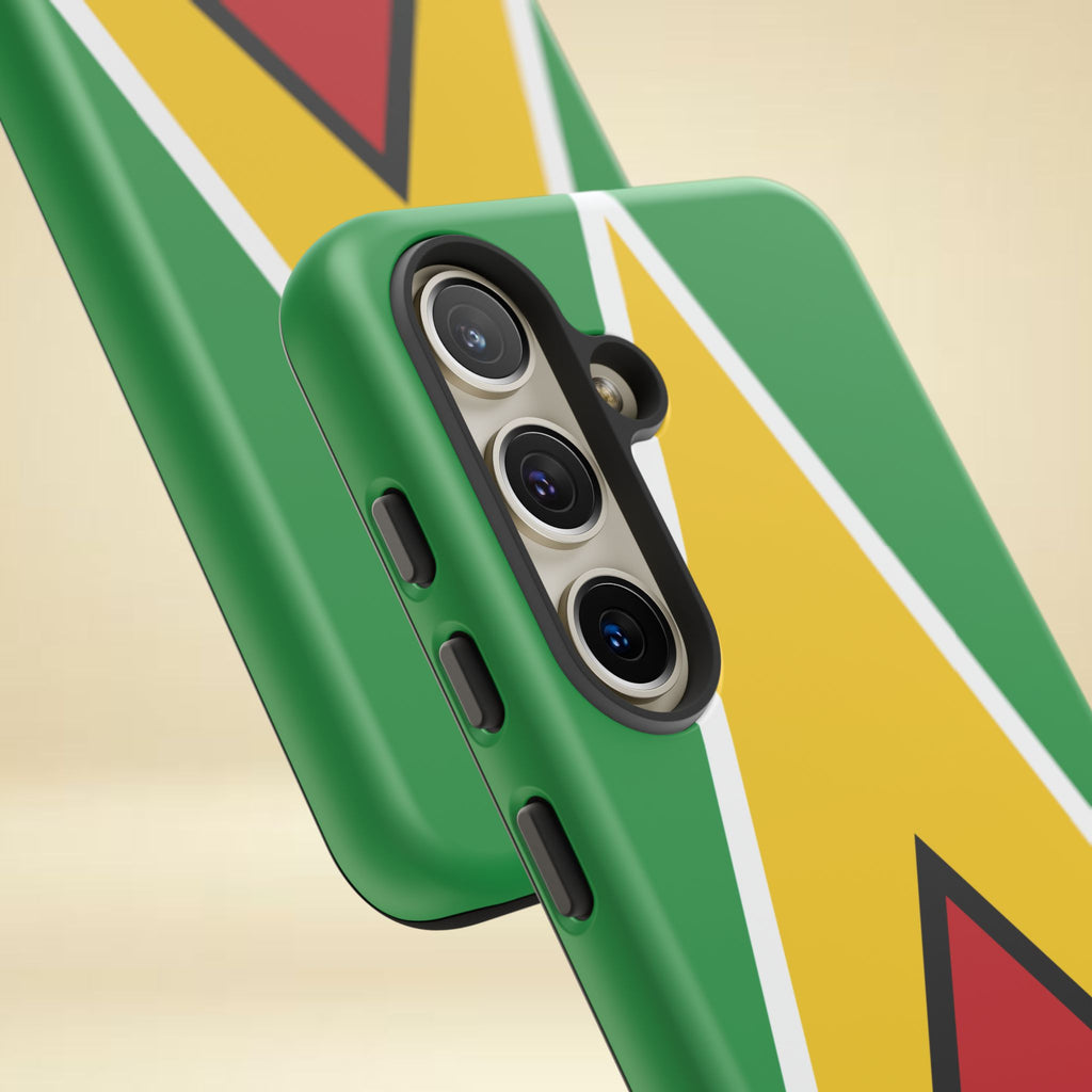 Guyana Flag Tough Phone Case - Irie Blues Boutique