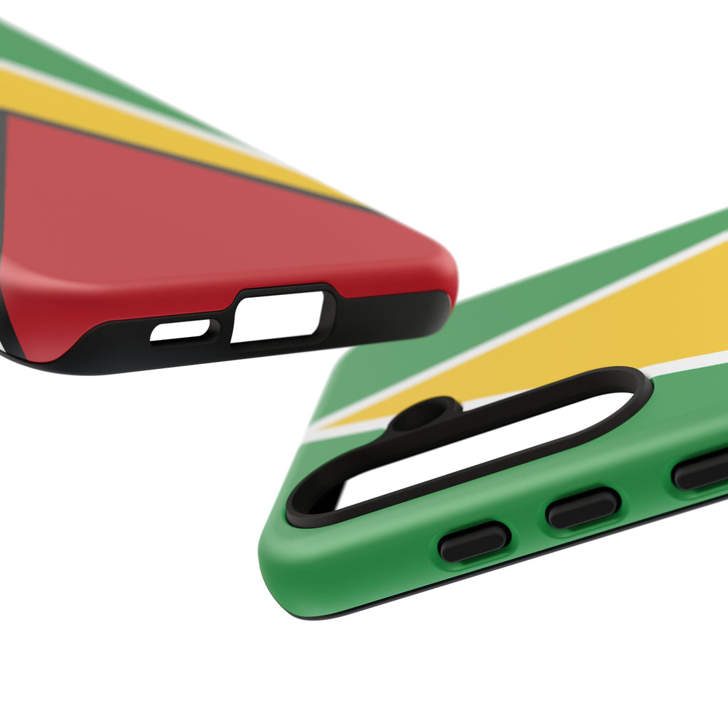 Guyana Flag Tough Phone Case - Irie Blues Boutique